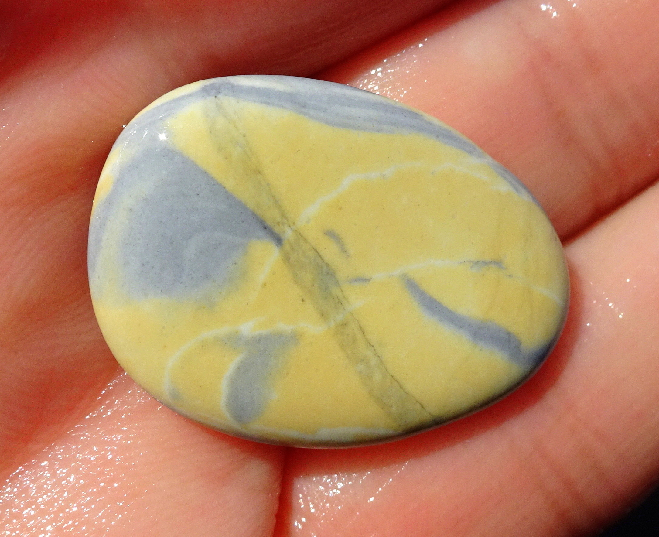 Y is for Yellow Stone from Kaikoura Coast
