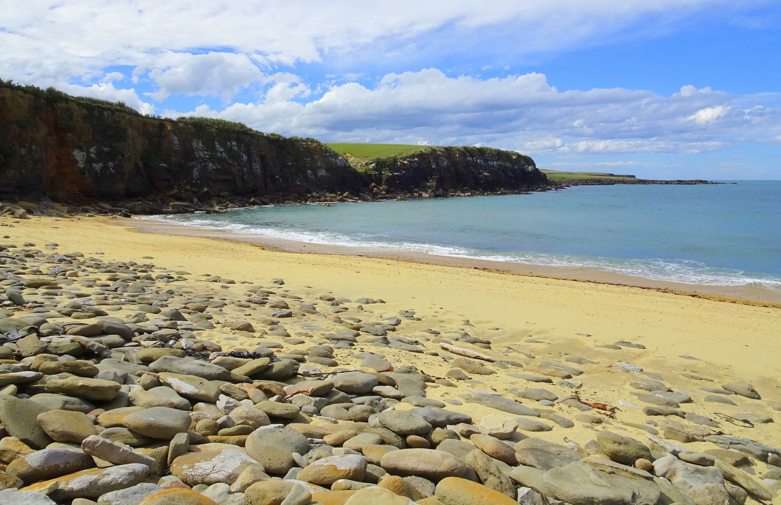 Slope Point beach.