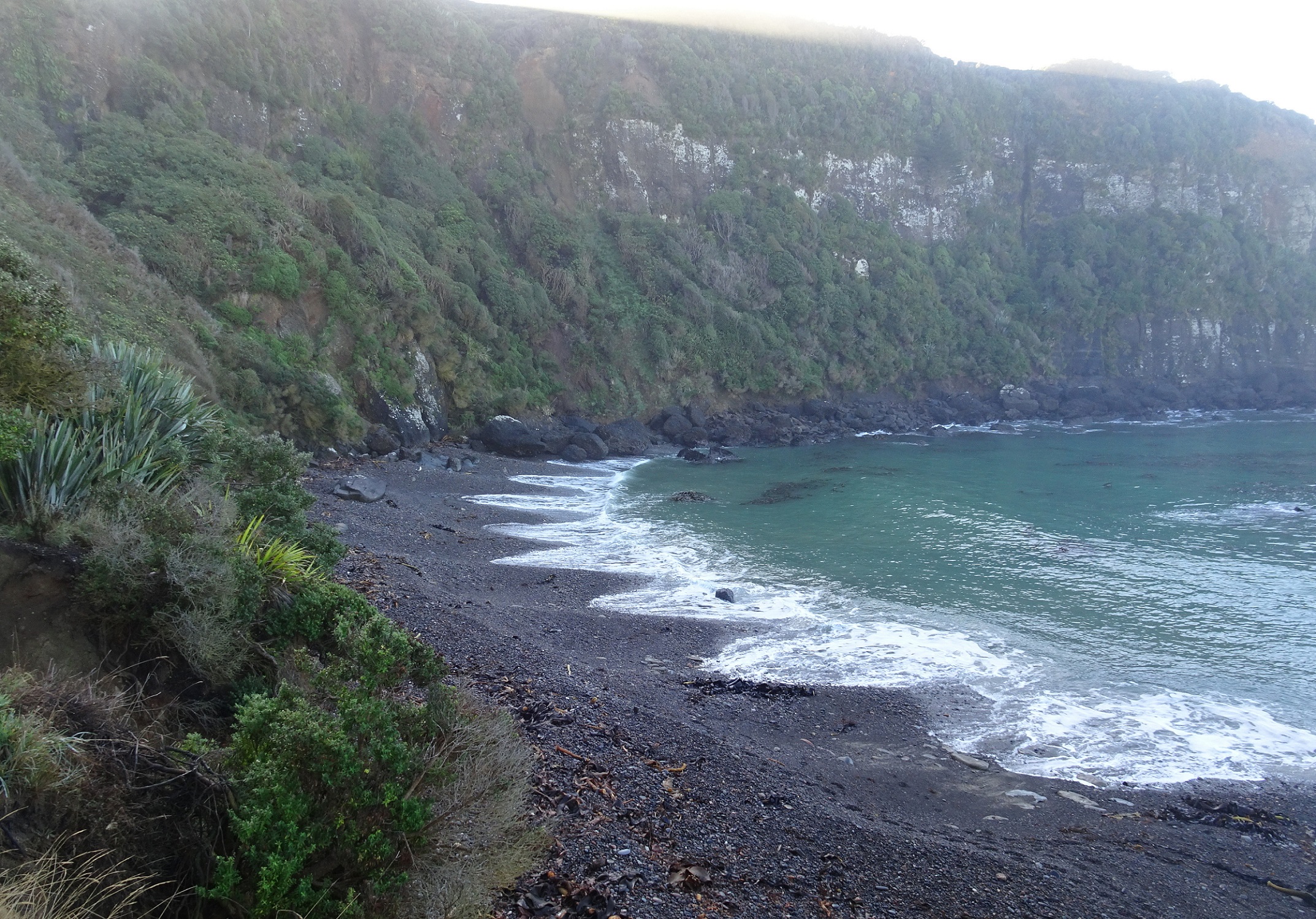 One of the beaches to the immediate west of Slope Point.