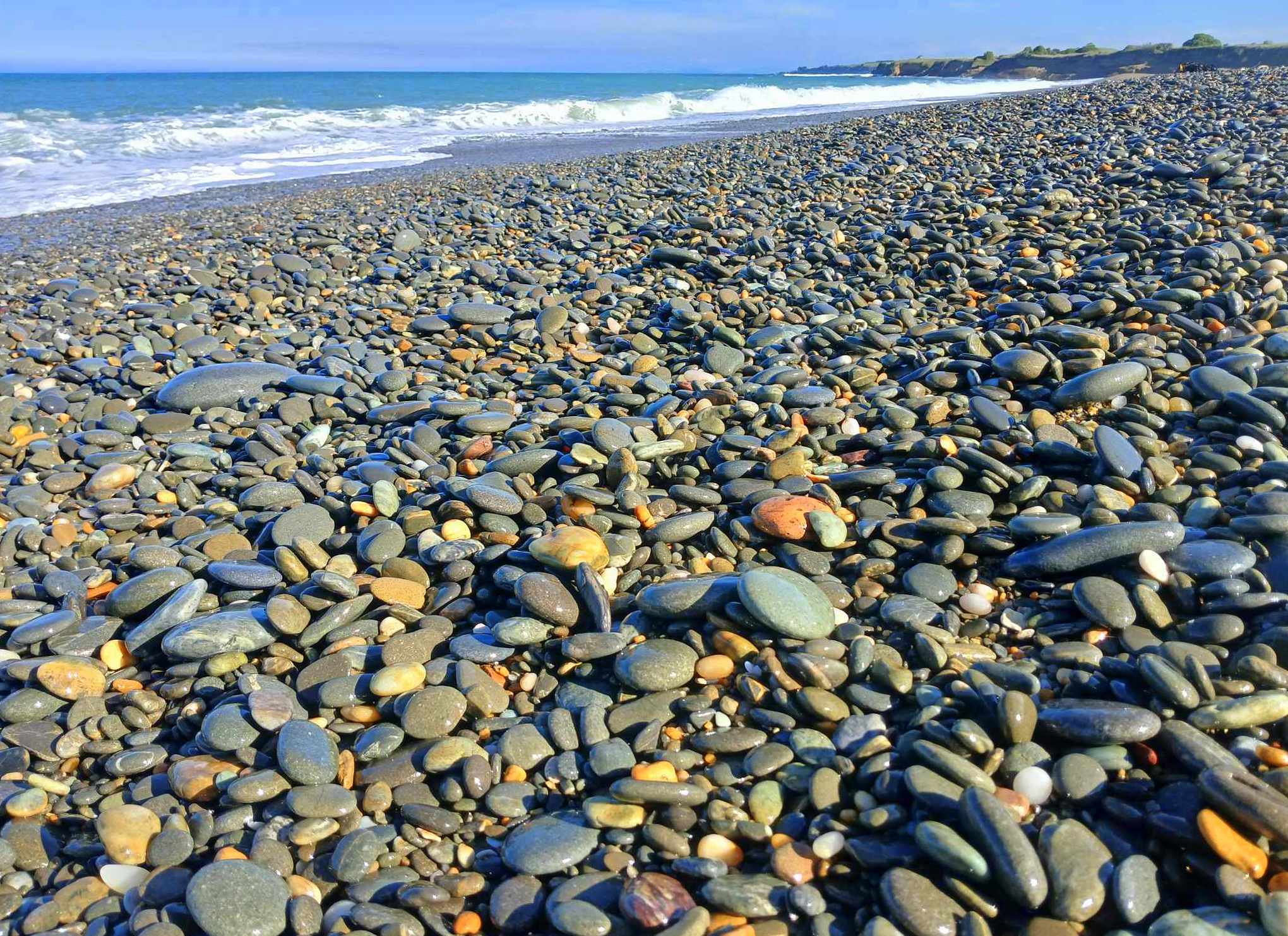Seadown Beach stones.
