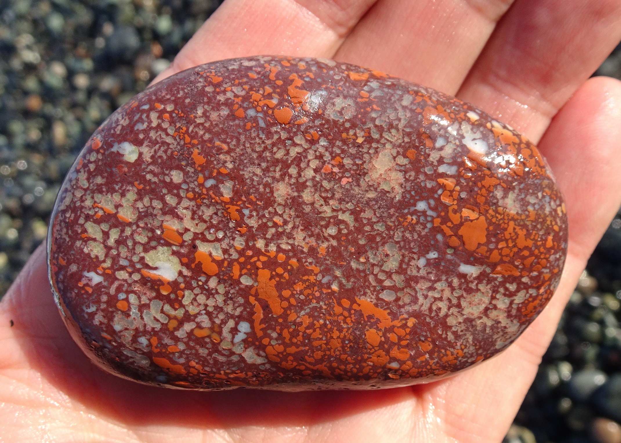 Amygdaloidal stone.