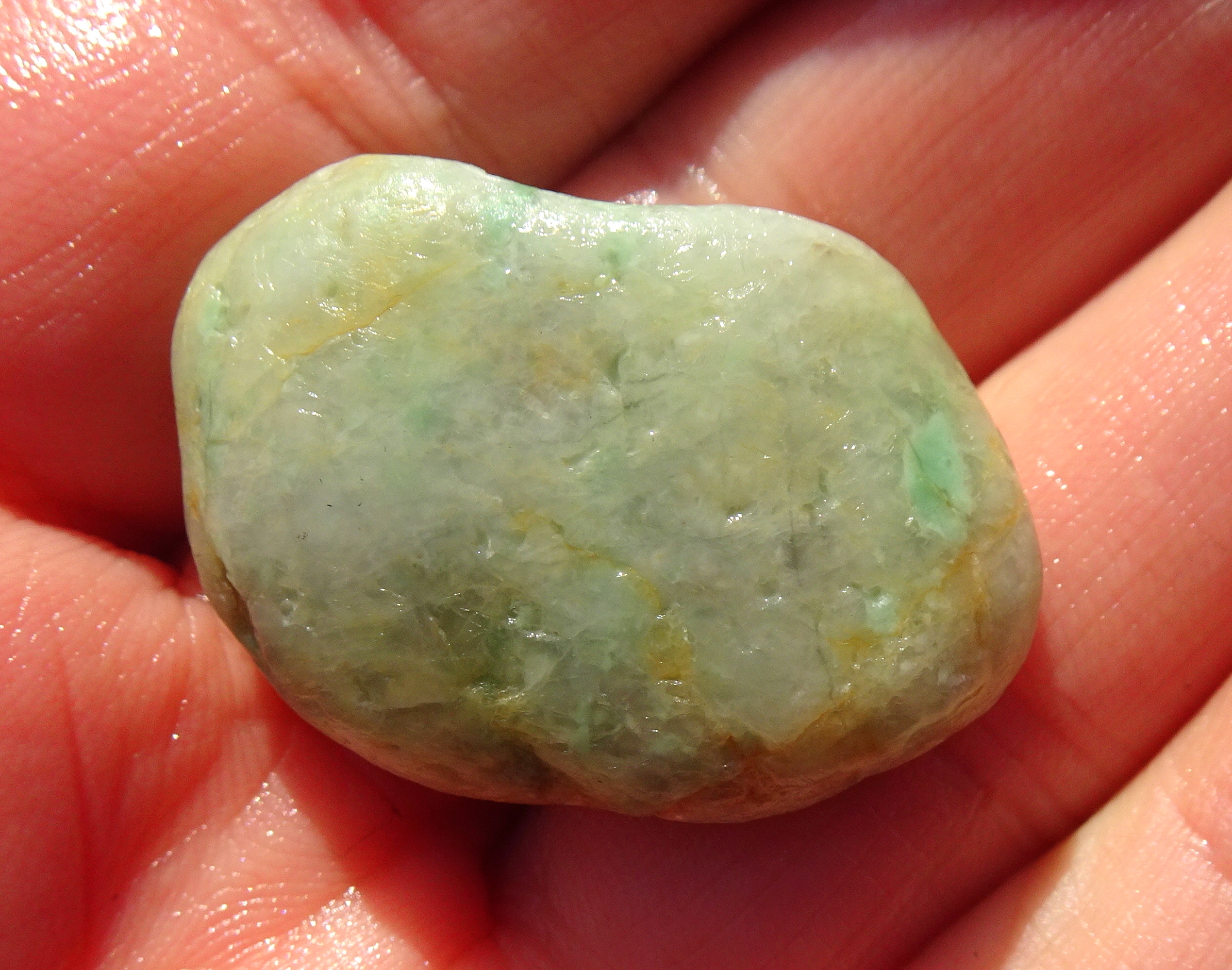 The stone that Shae gave me, probably a chromite quartz.