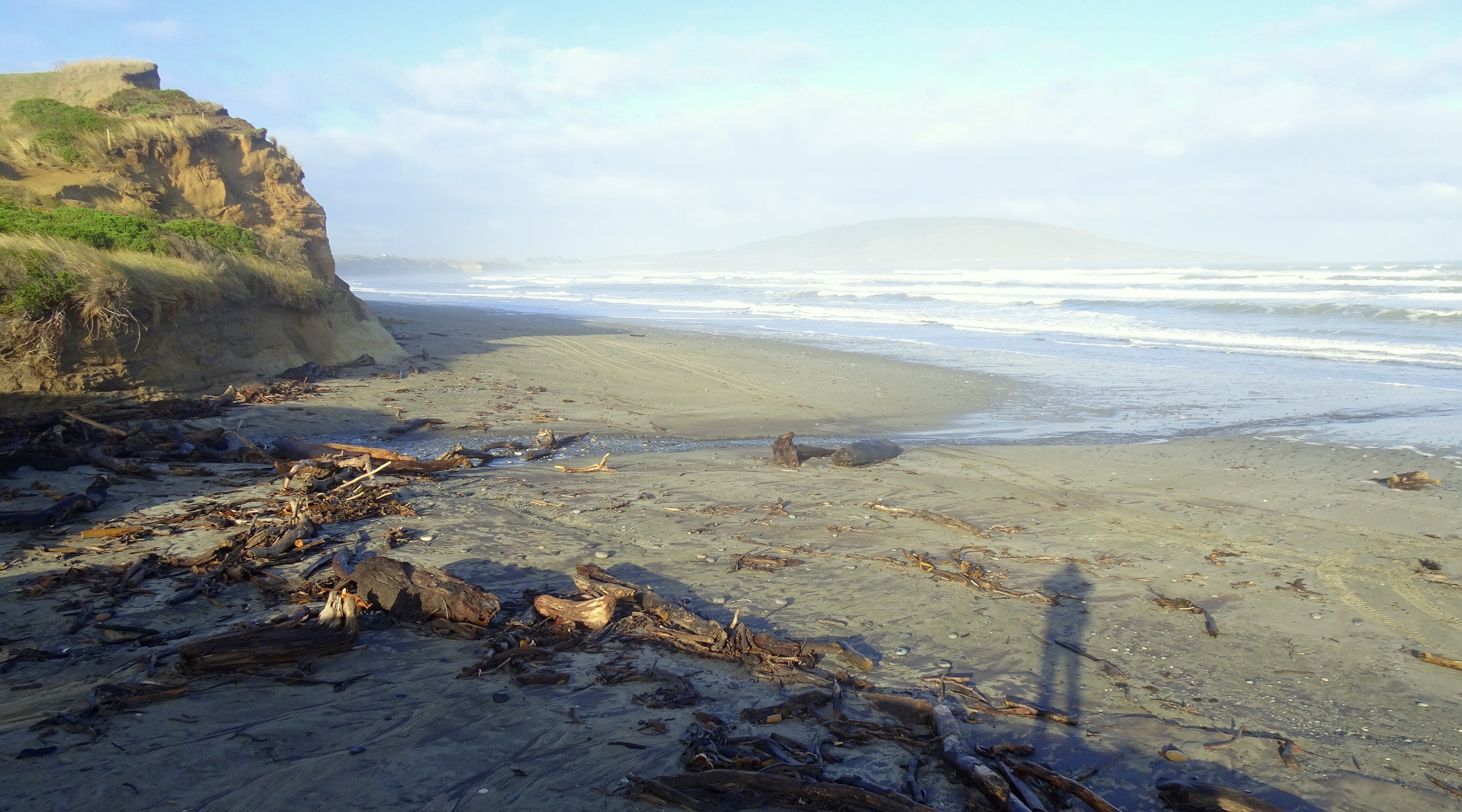 The view in front of the Gemstone Beach carpark today.