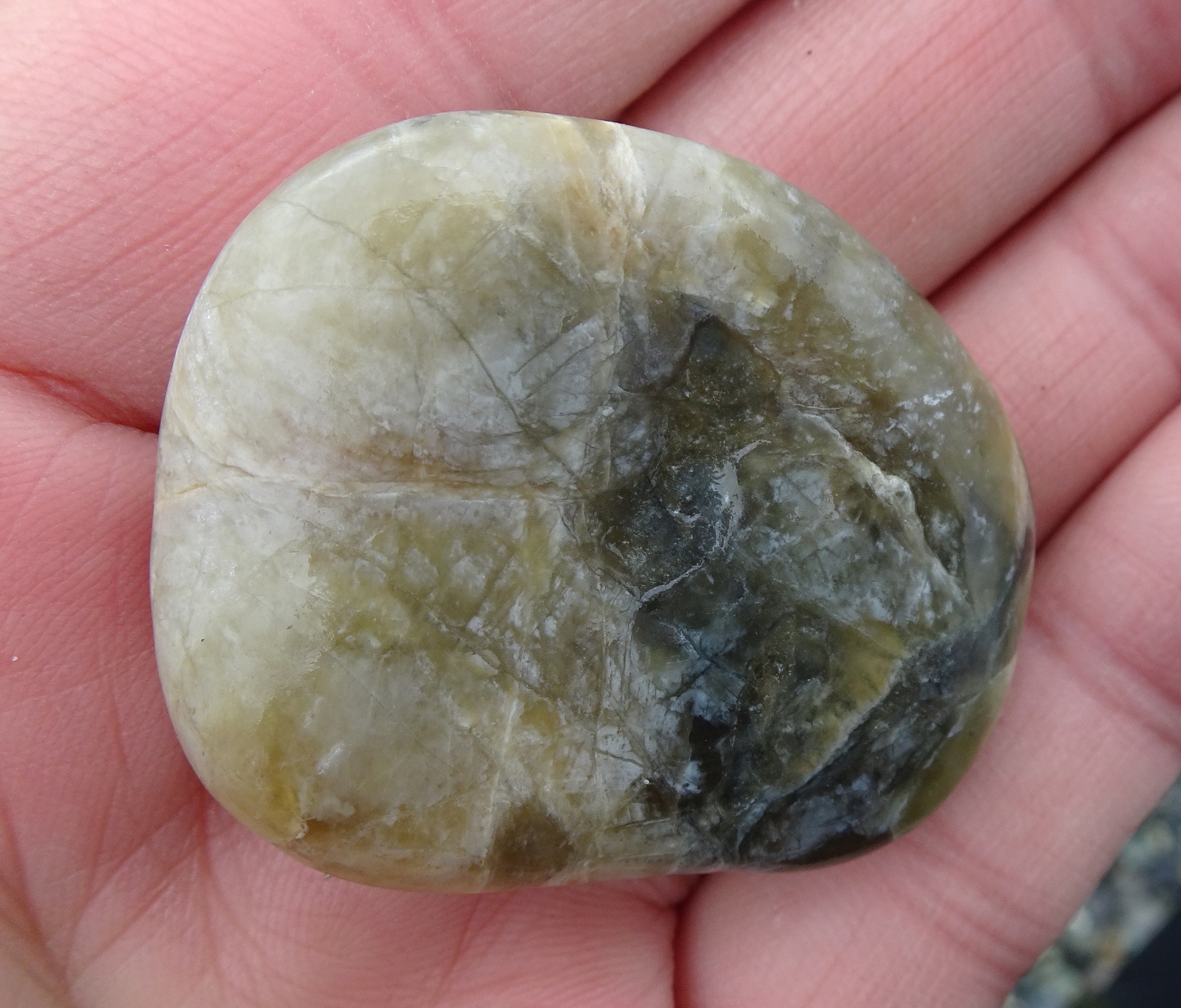 Hydrogrossular garnet.