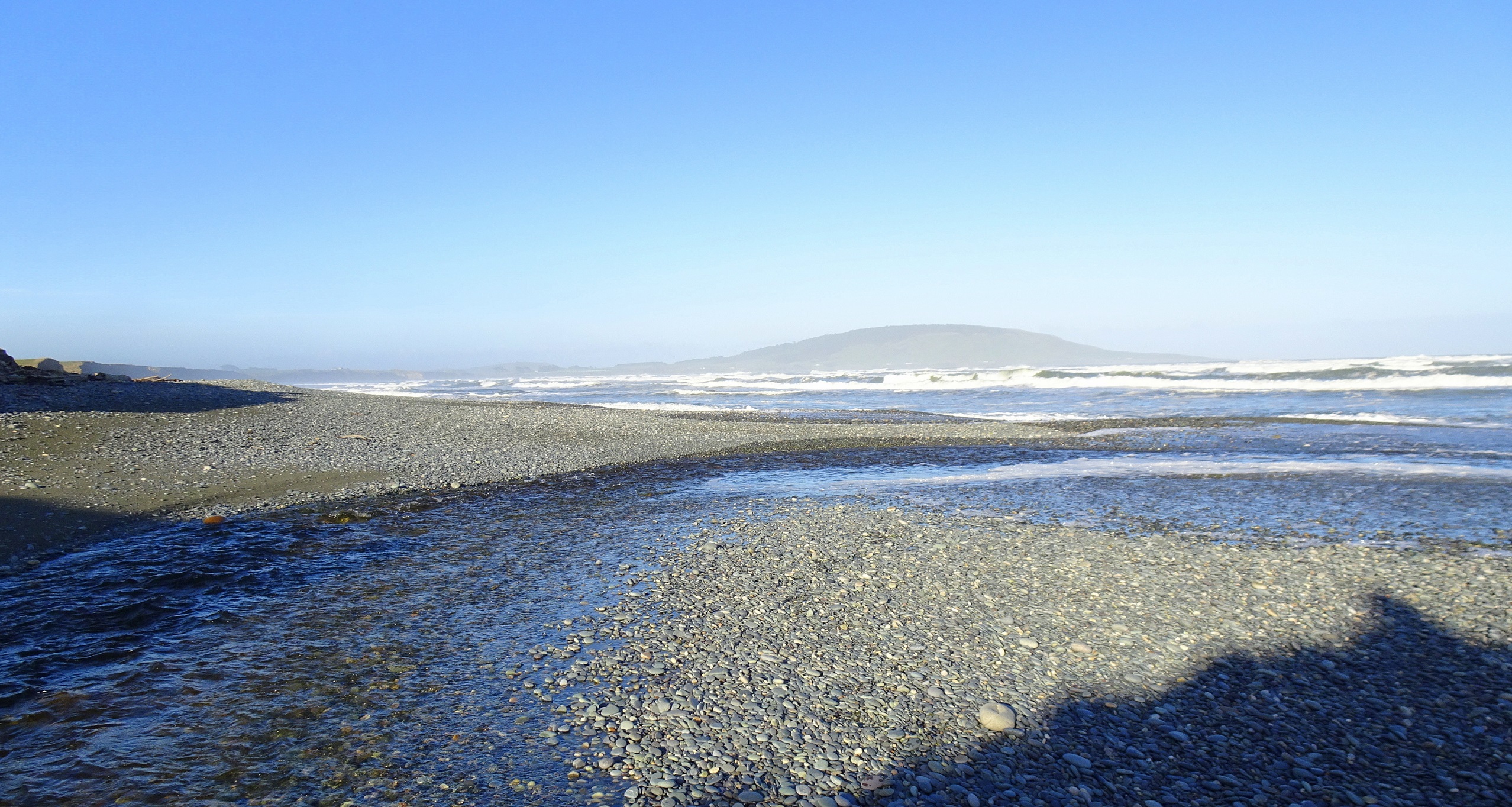 The Waimeamea River, having just been forded.