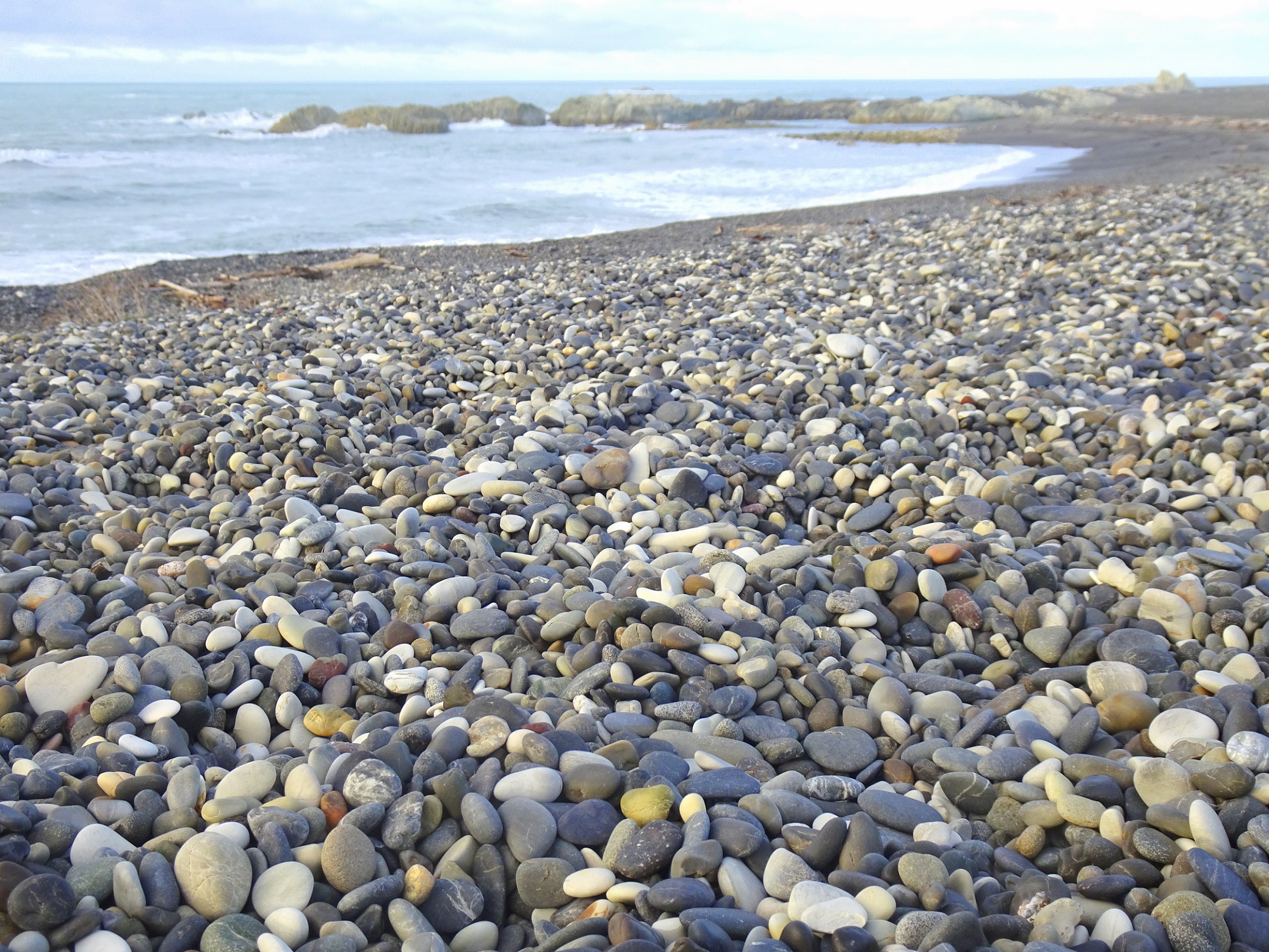 Ward Beach four weeks ago.