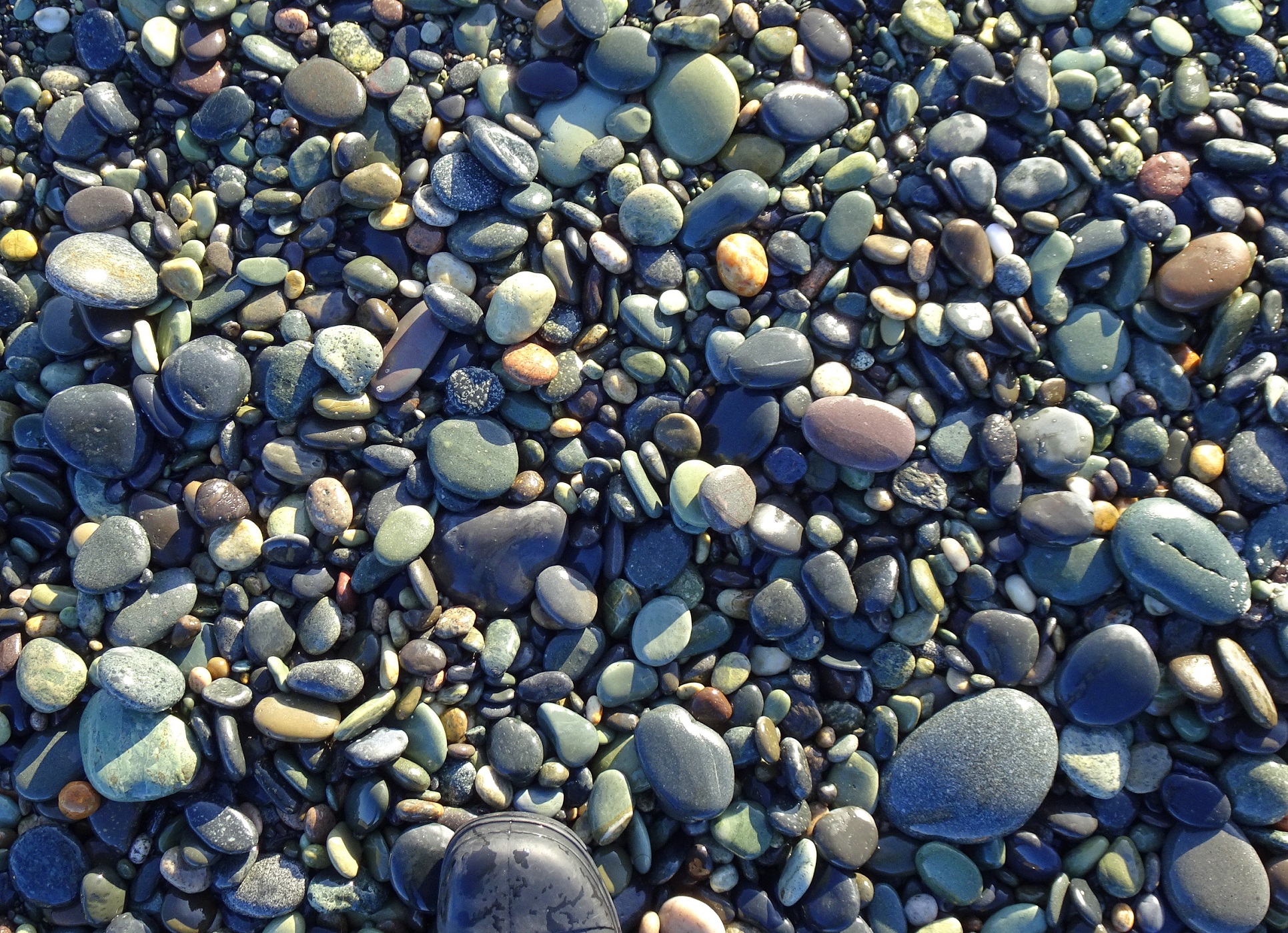 Gemstone Beach stones.