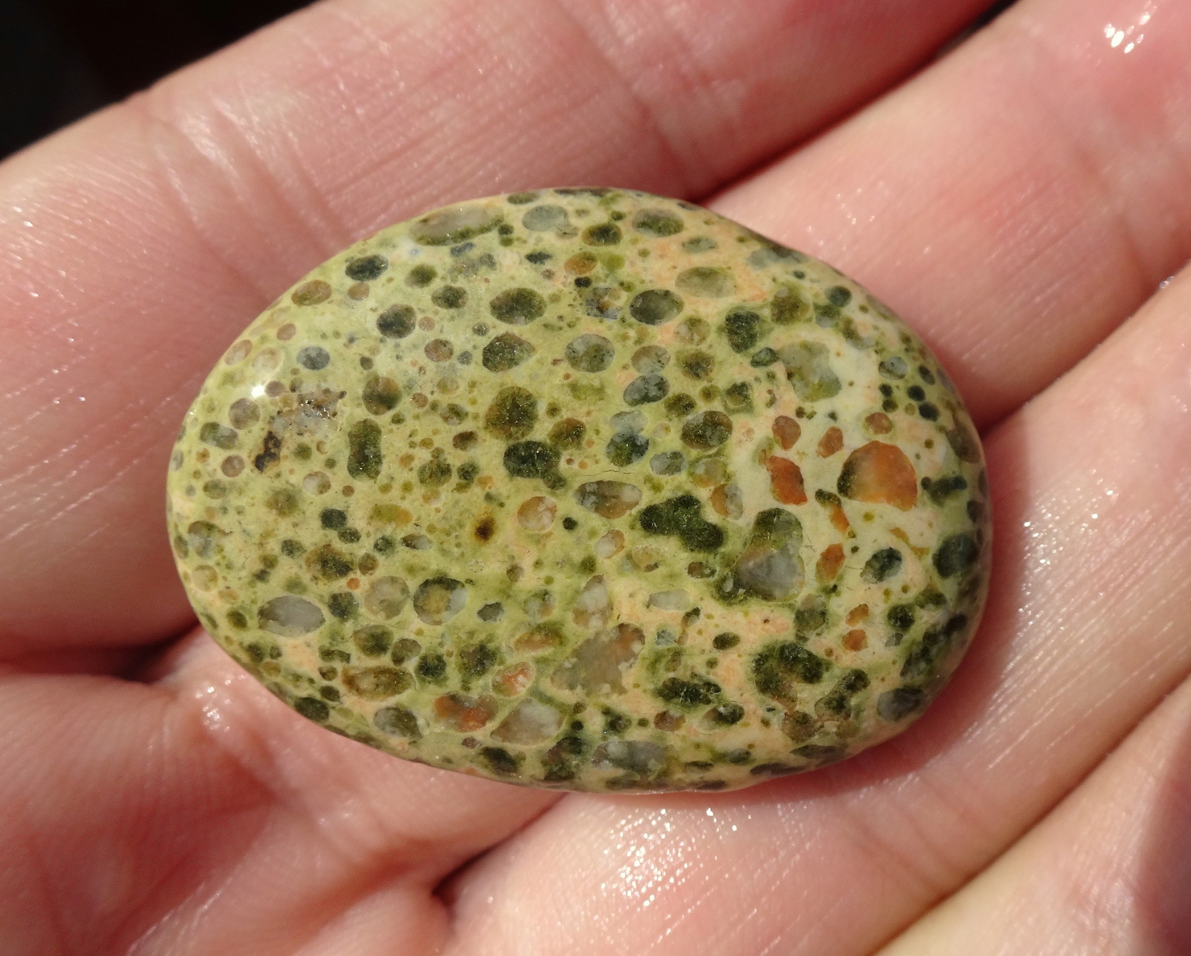 Amygdaloidal stone.