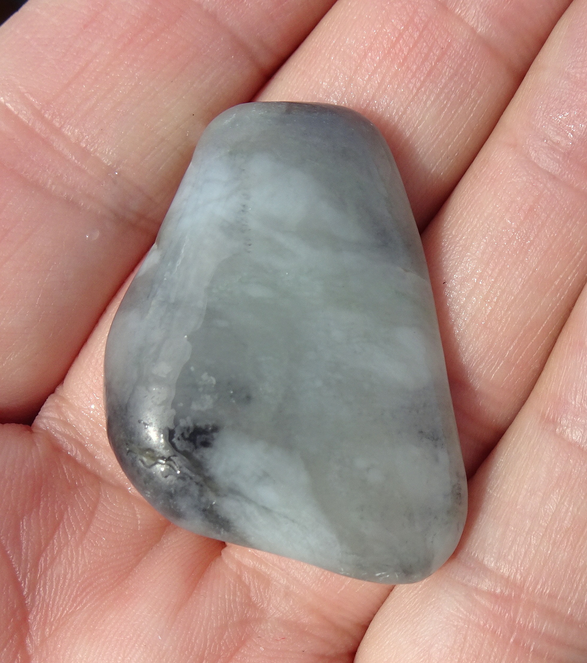 Hydrogrossular garnet.