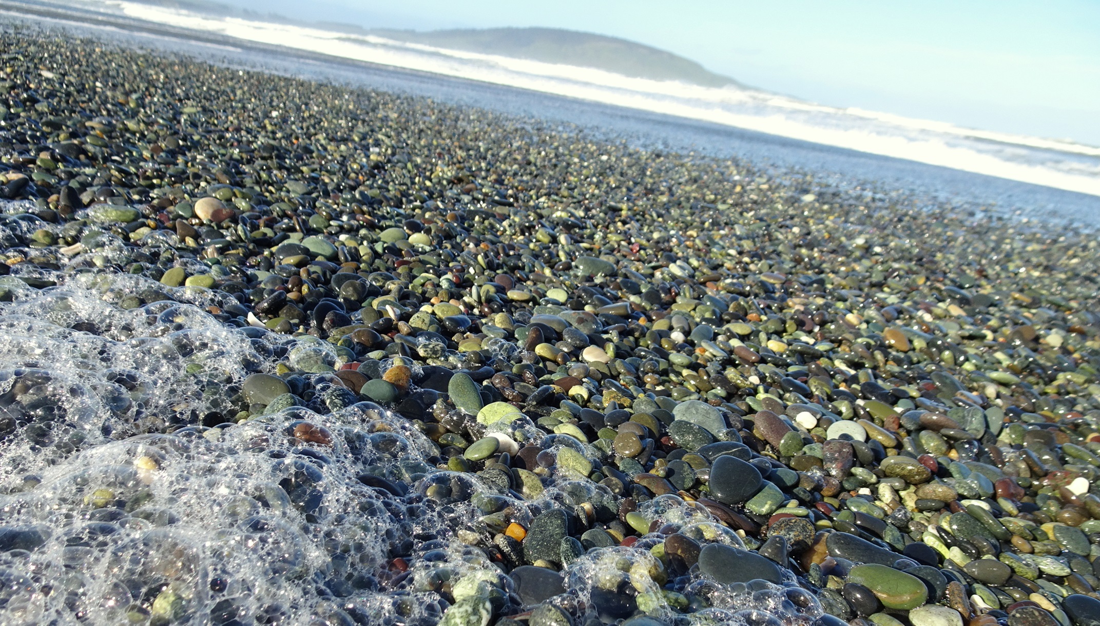 Gemstone Beach stones.
