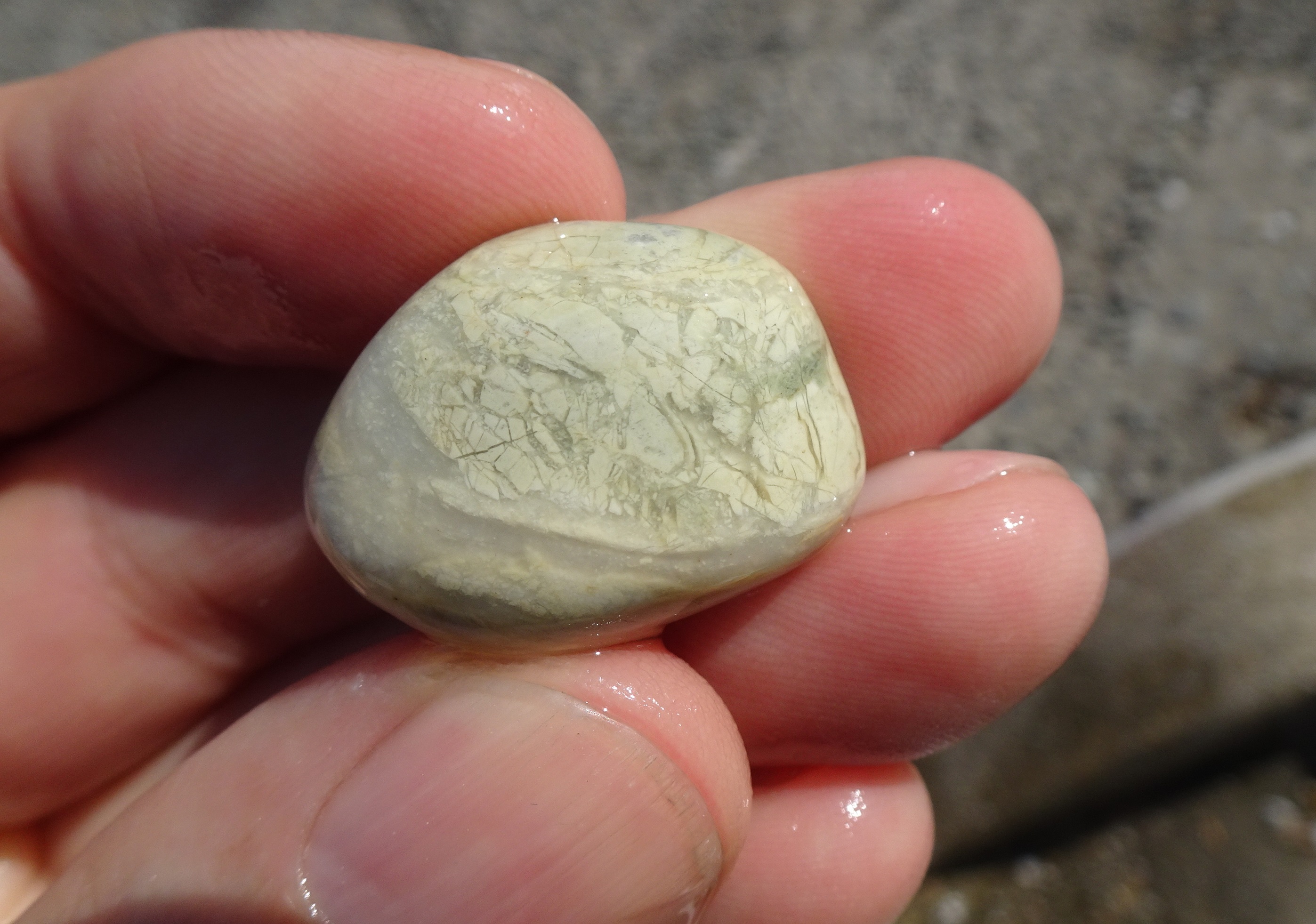 Brecciated stone.