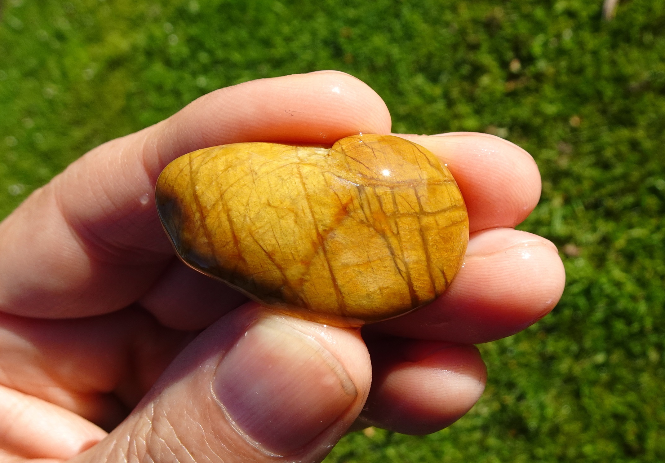 Gemstone Beach hydrogrossular garnet.