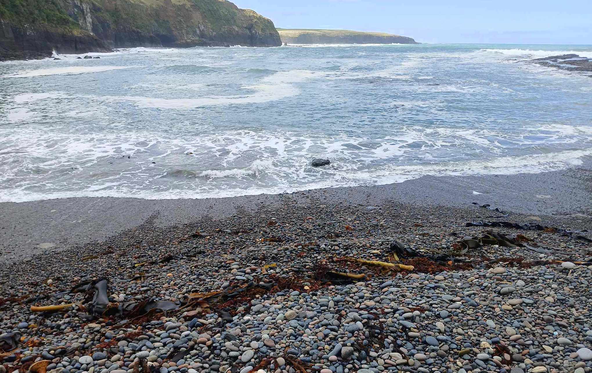 Bach Beach, Slope Point.