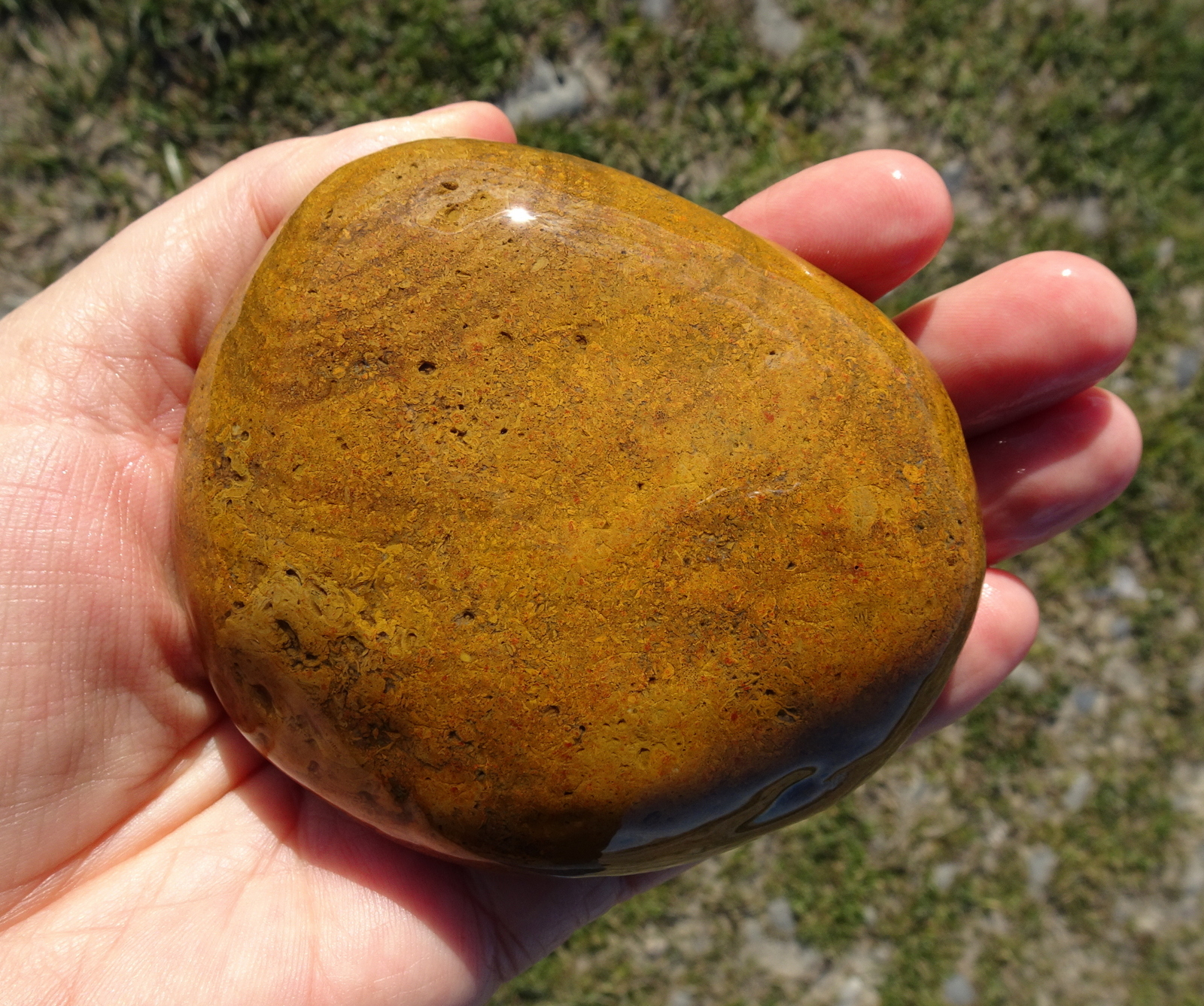 Other side of stone.