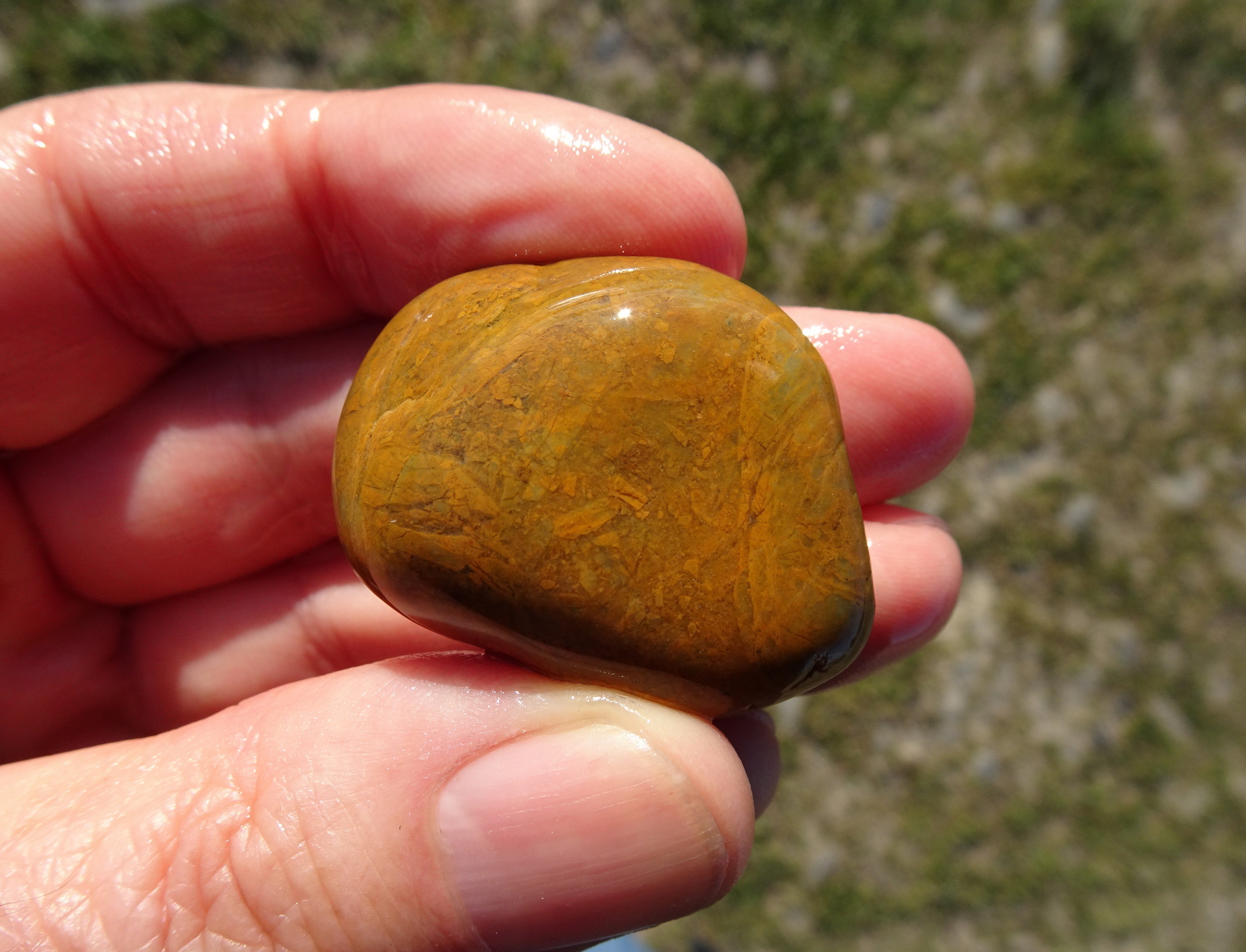Brecciated stone.
