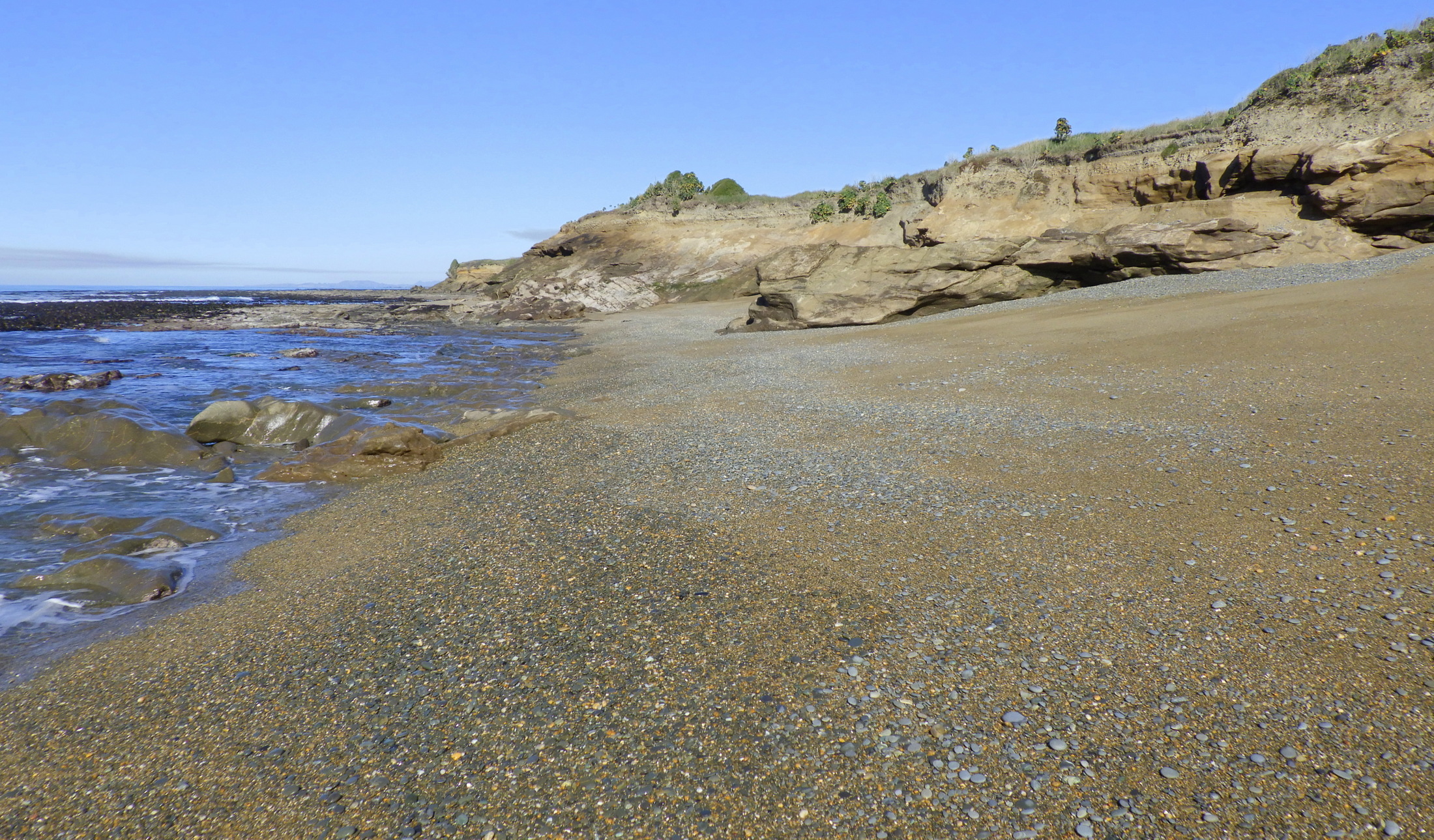 South end of Seadown Beach, just before the small bays.