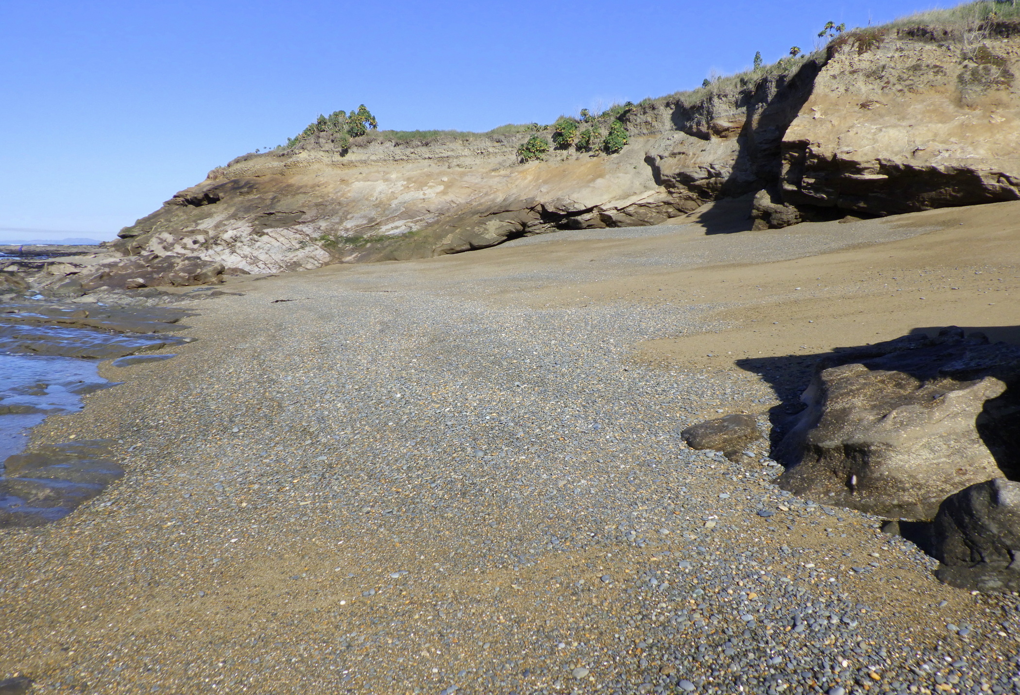 The first of the bays at the south of Seadown Beach.