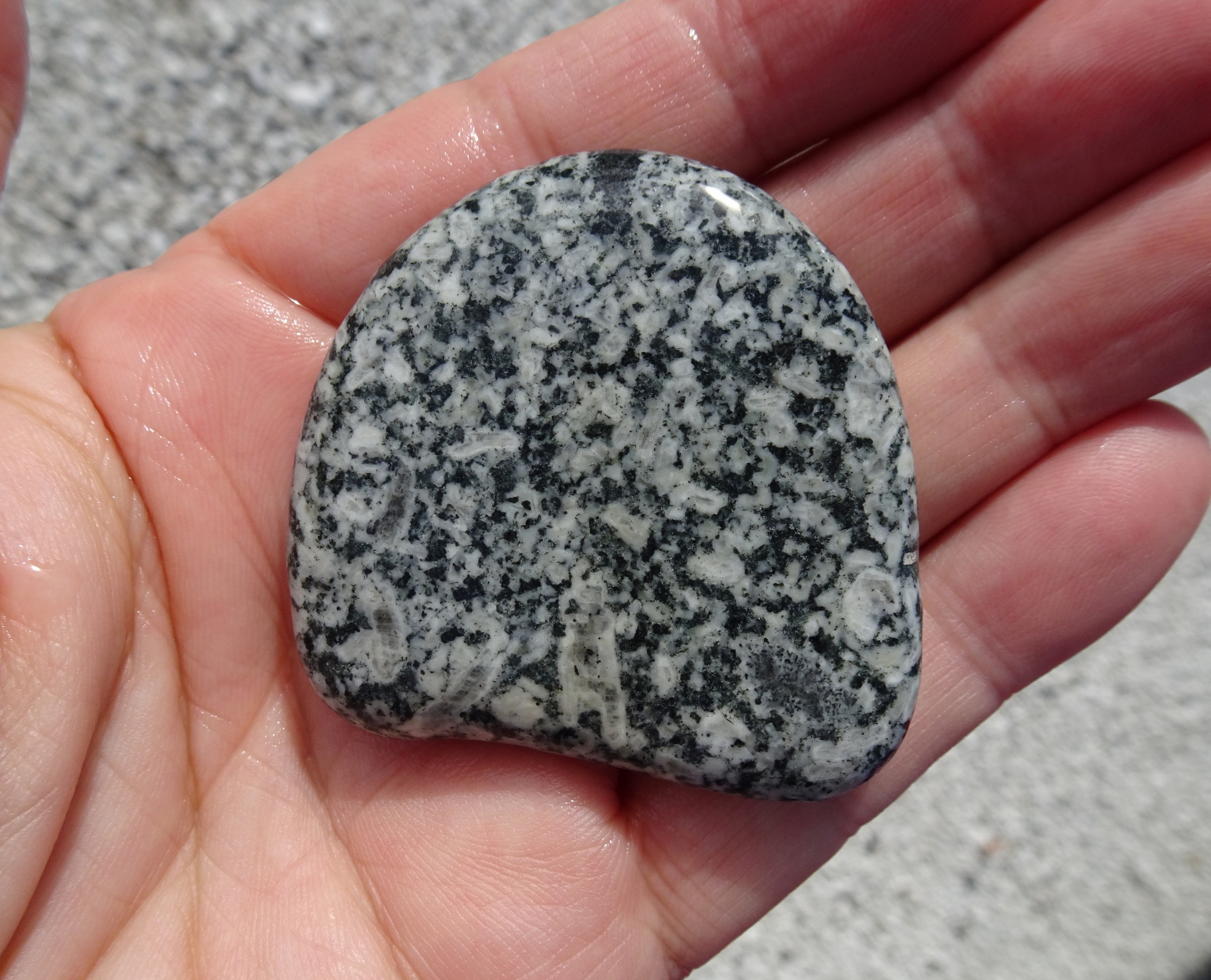 Other side of stone.