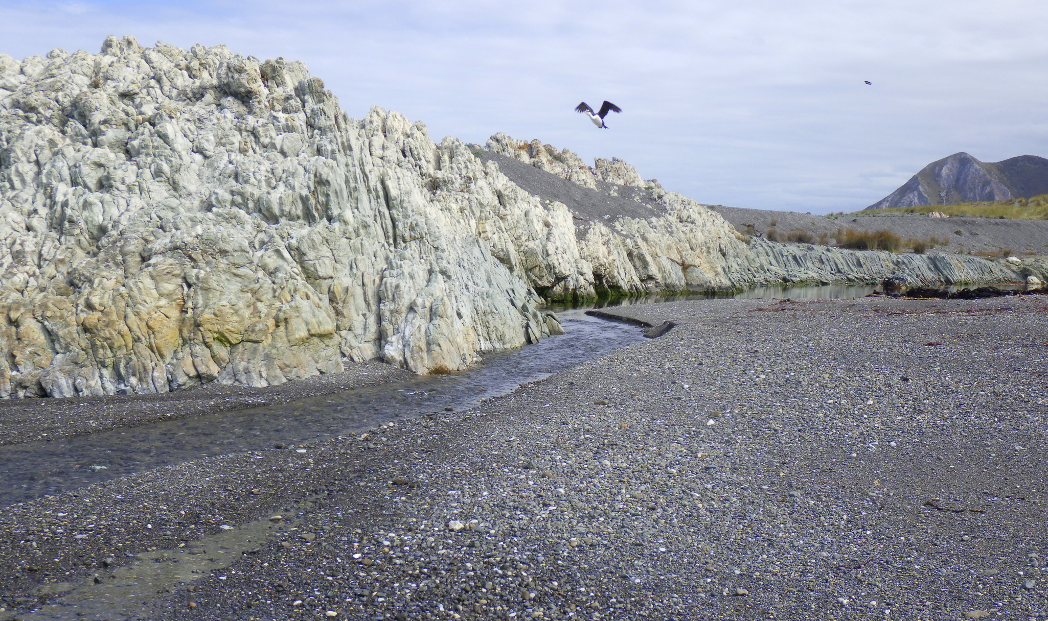 Flaxbourne River mouth.