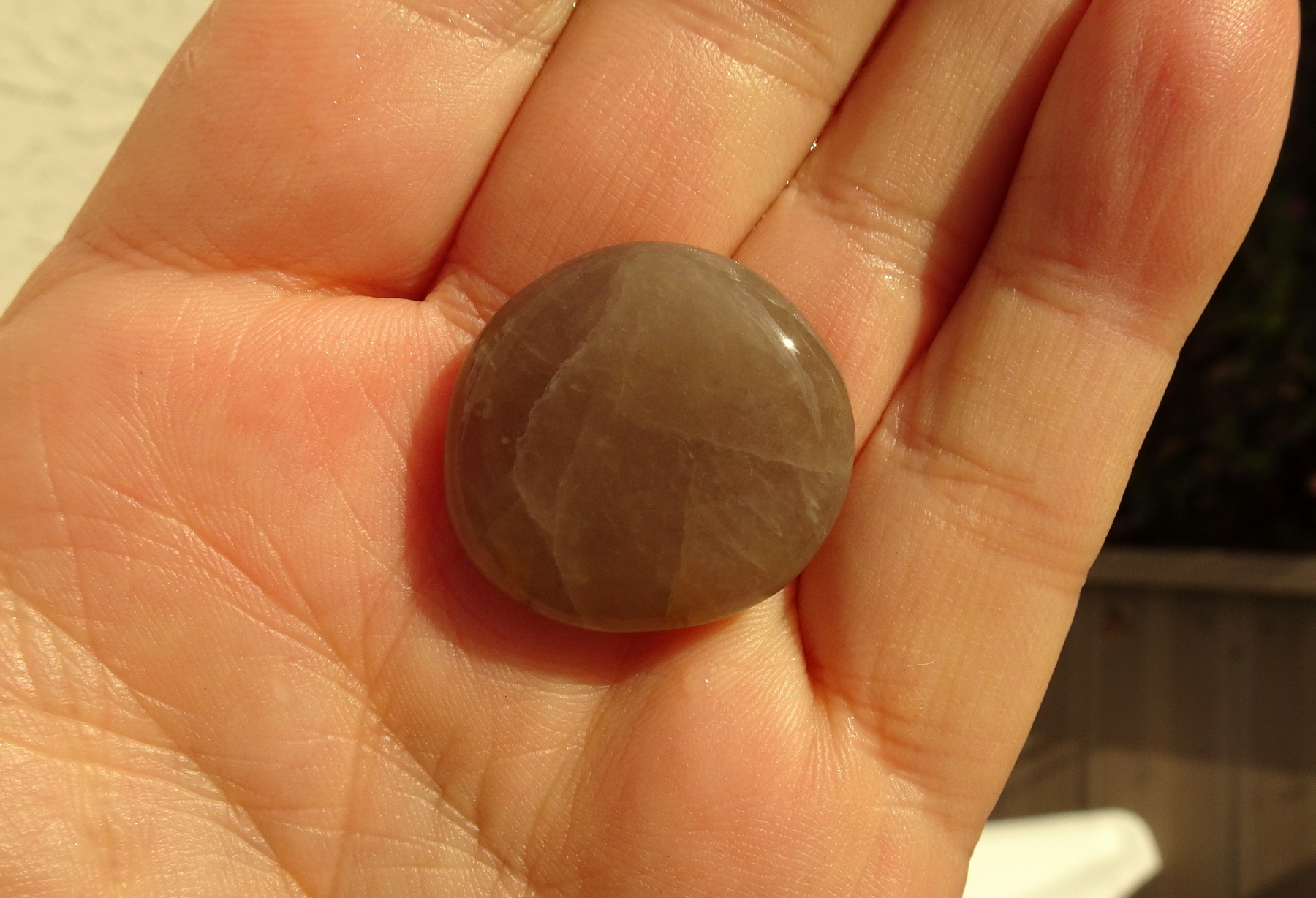 Cloudy quartz.