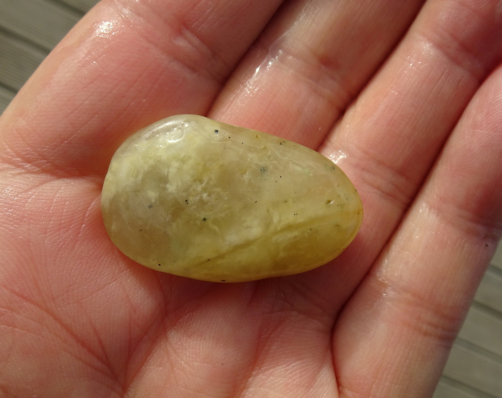 Hydrogrossular garnet.
