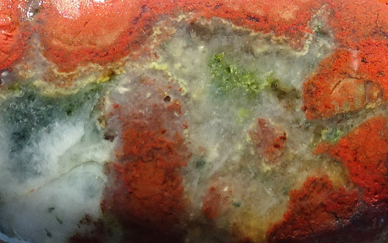 Some green epidote in the mix?