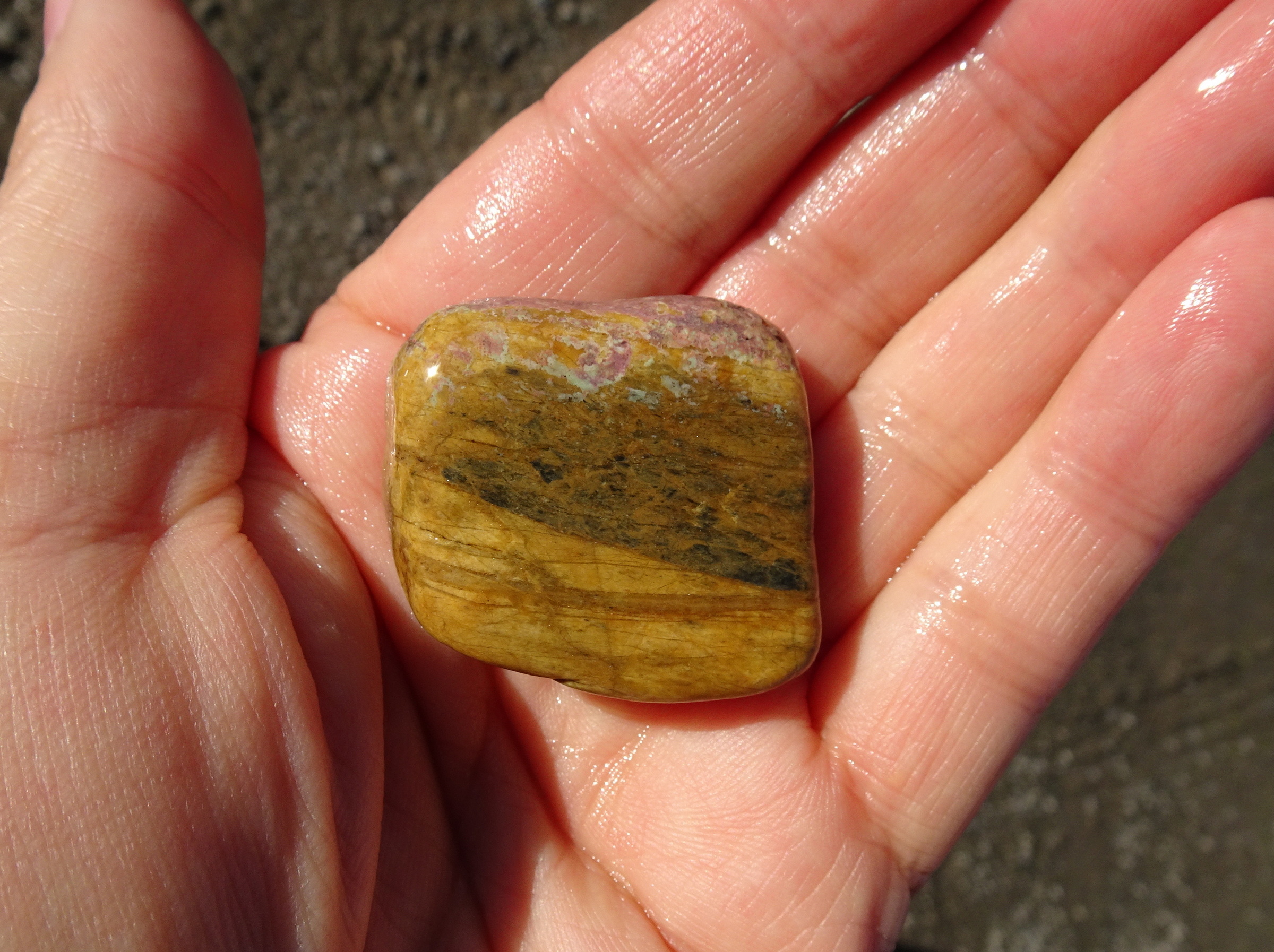Other side of stone.