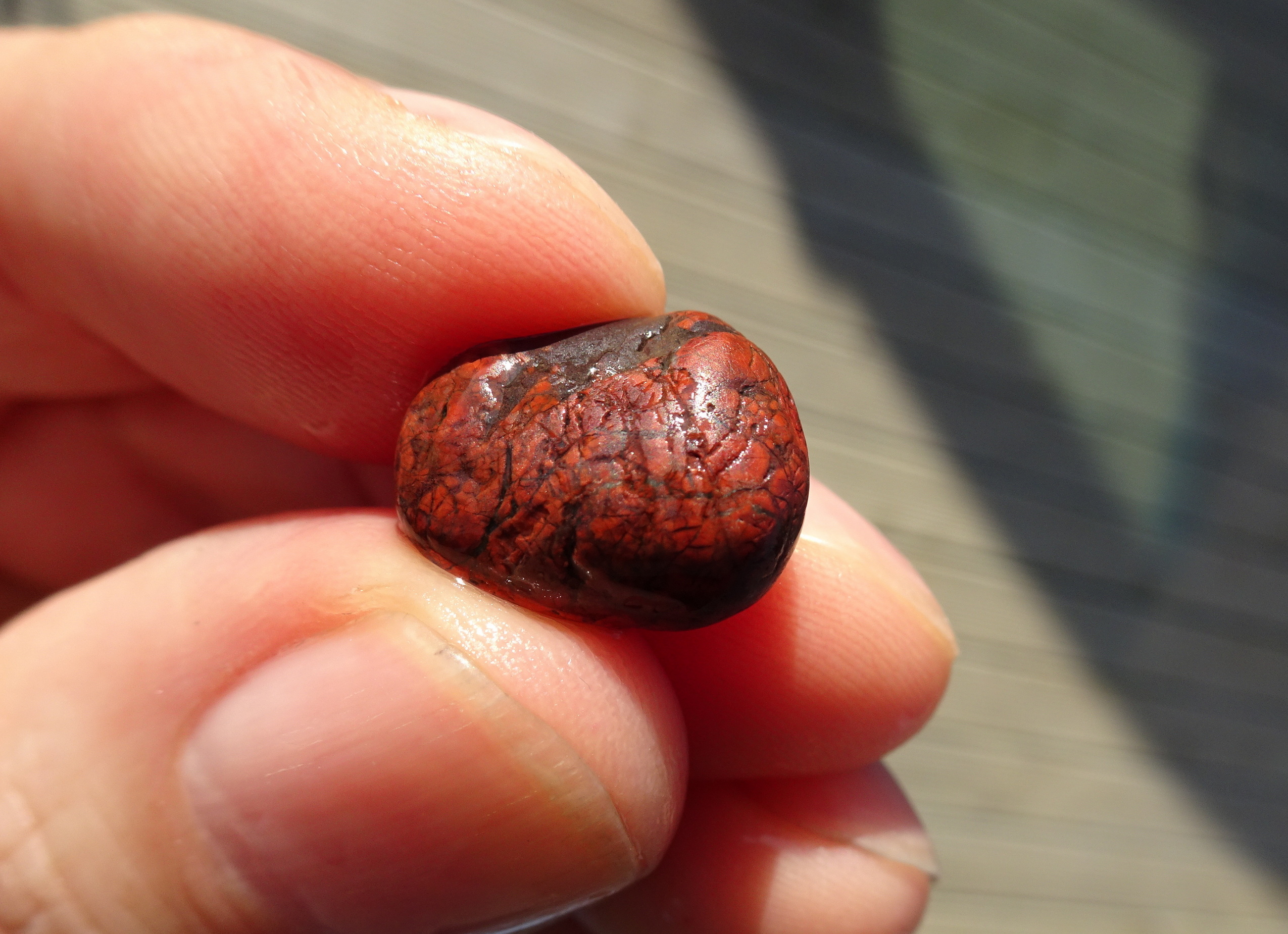 Tiny poppy jasper.
