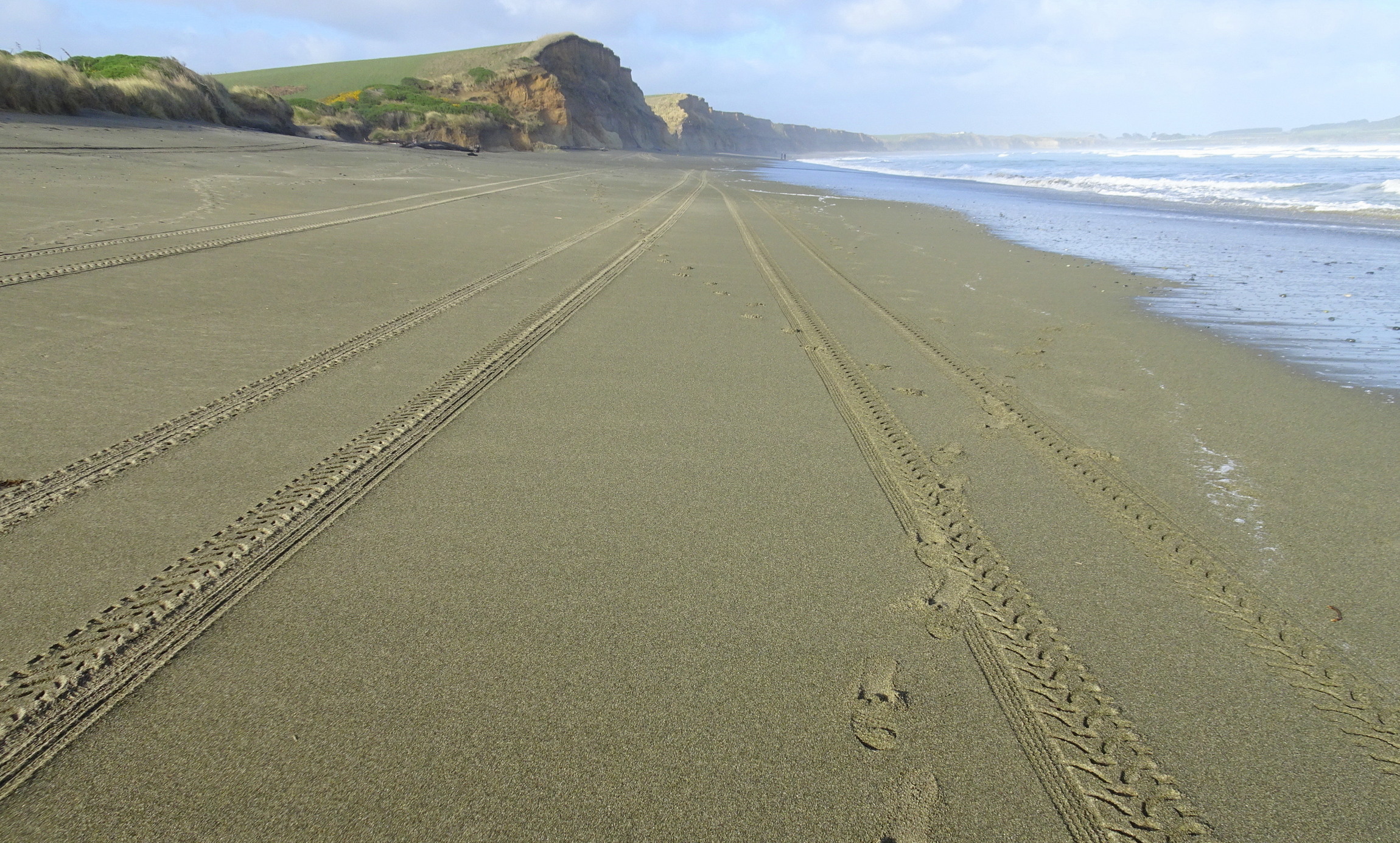 Looking back towards the carpark.