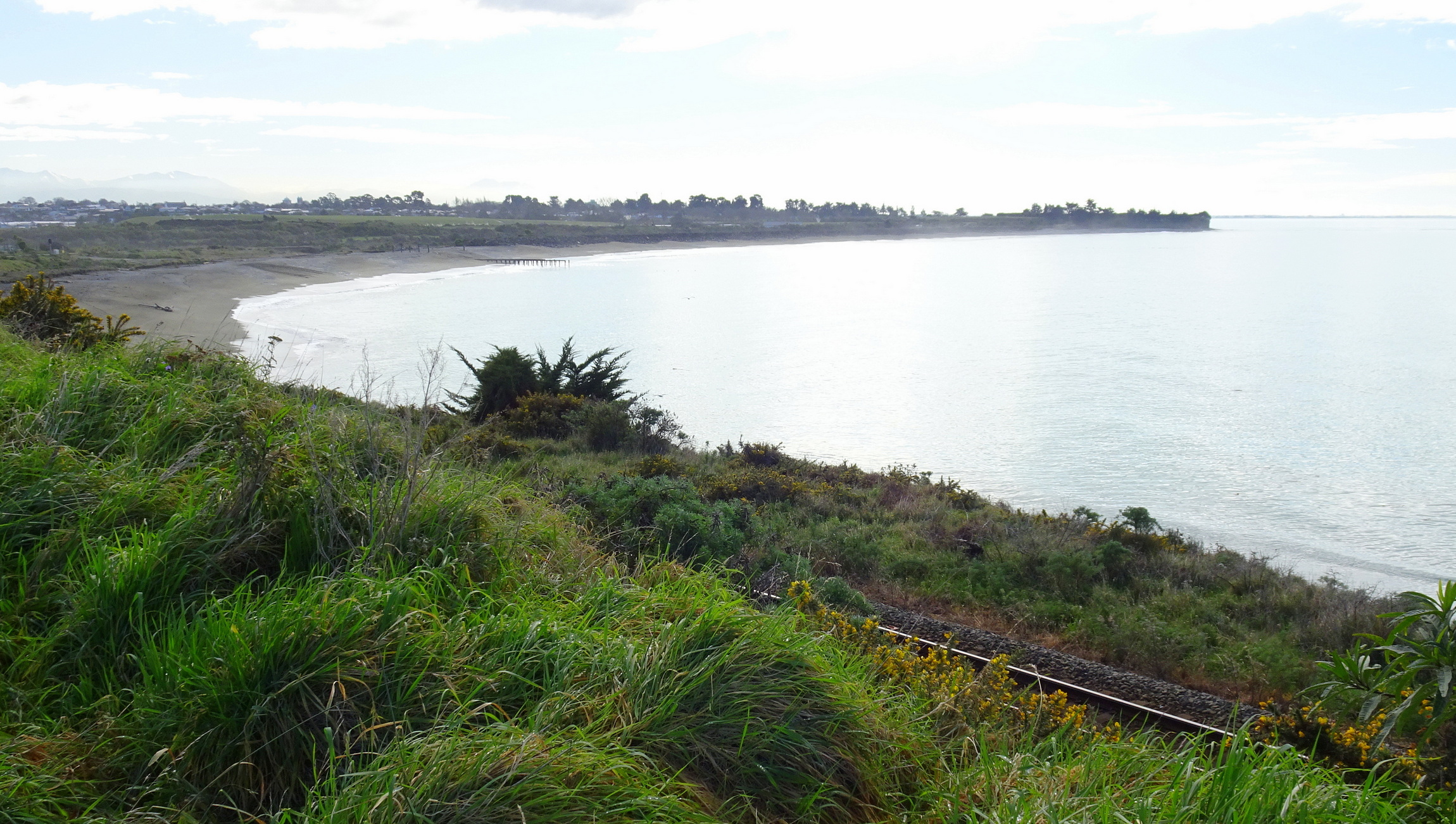 Looking north, to Timaru.