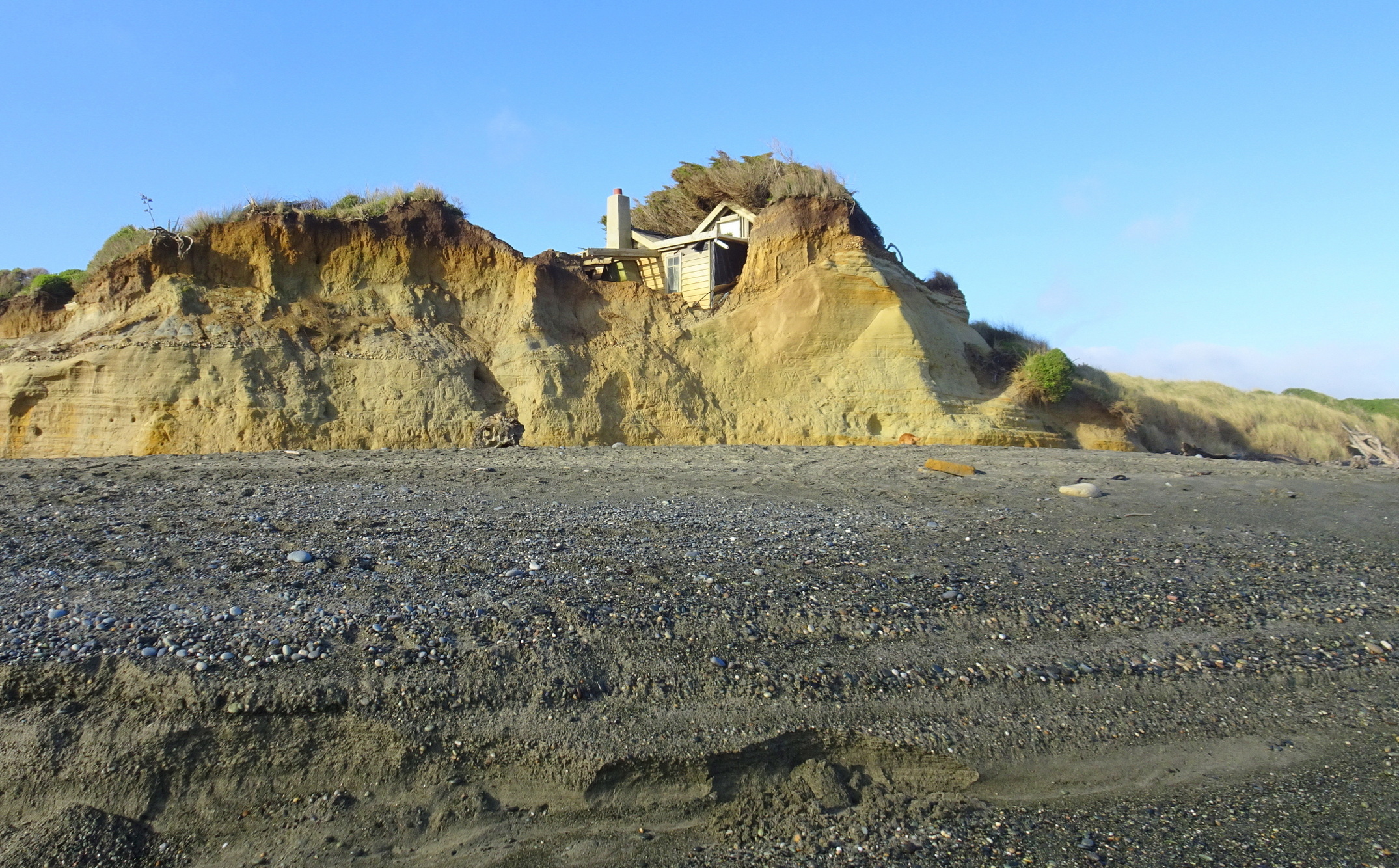 The house in the cliff.