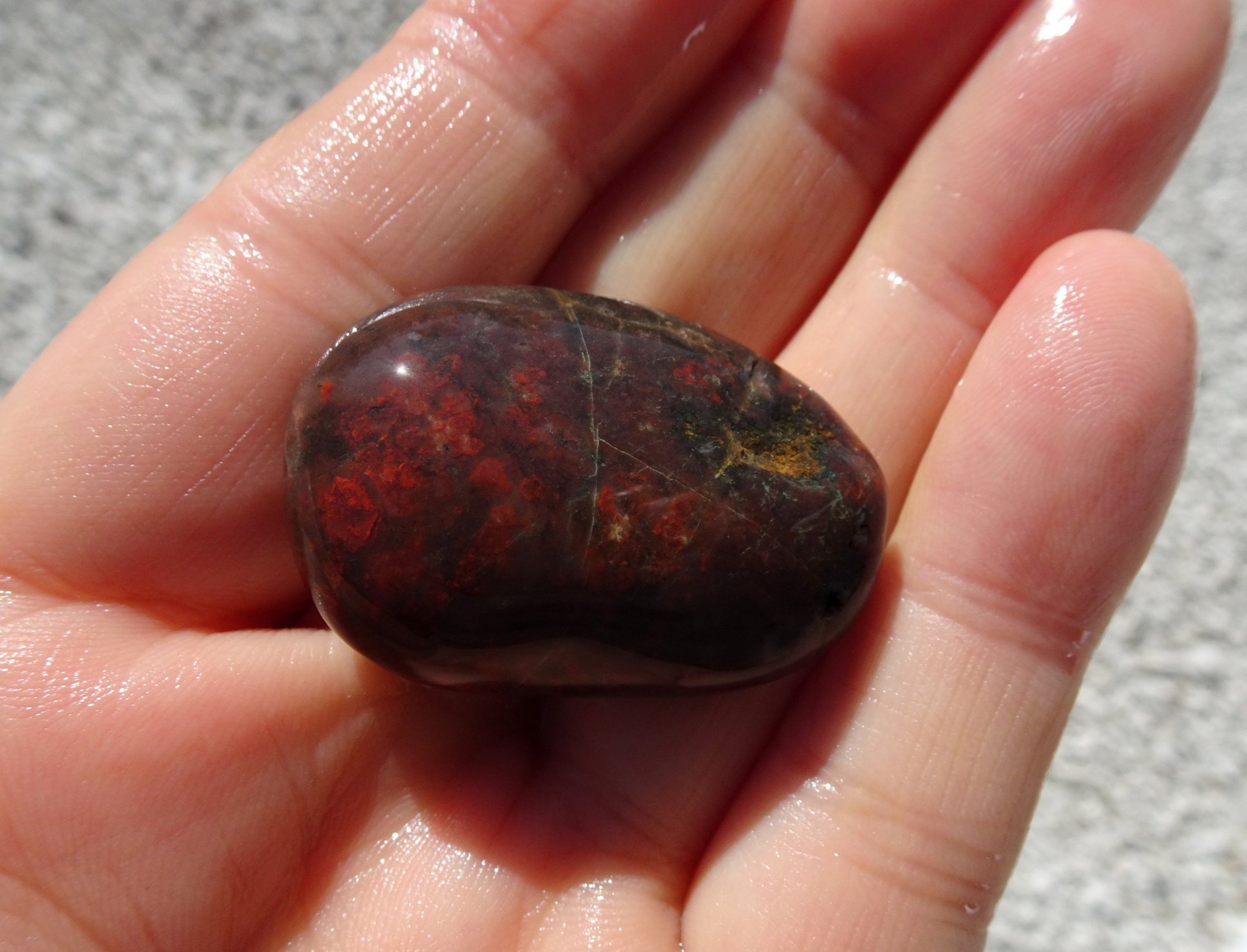 Other side of jasper stone.
