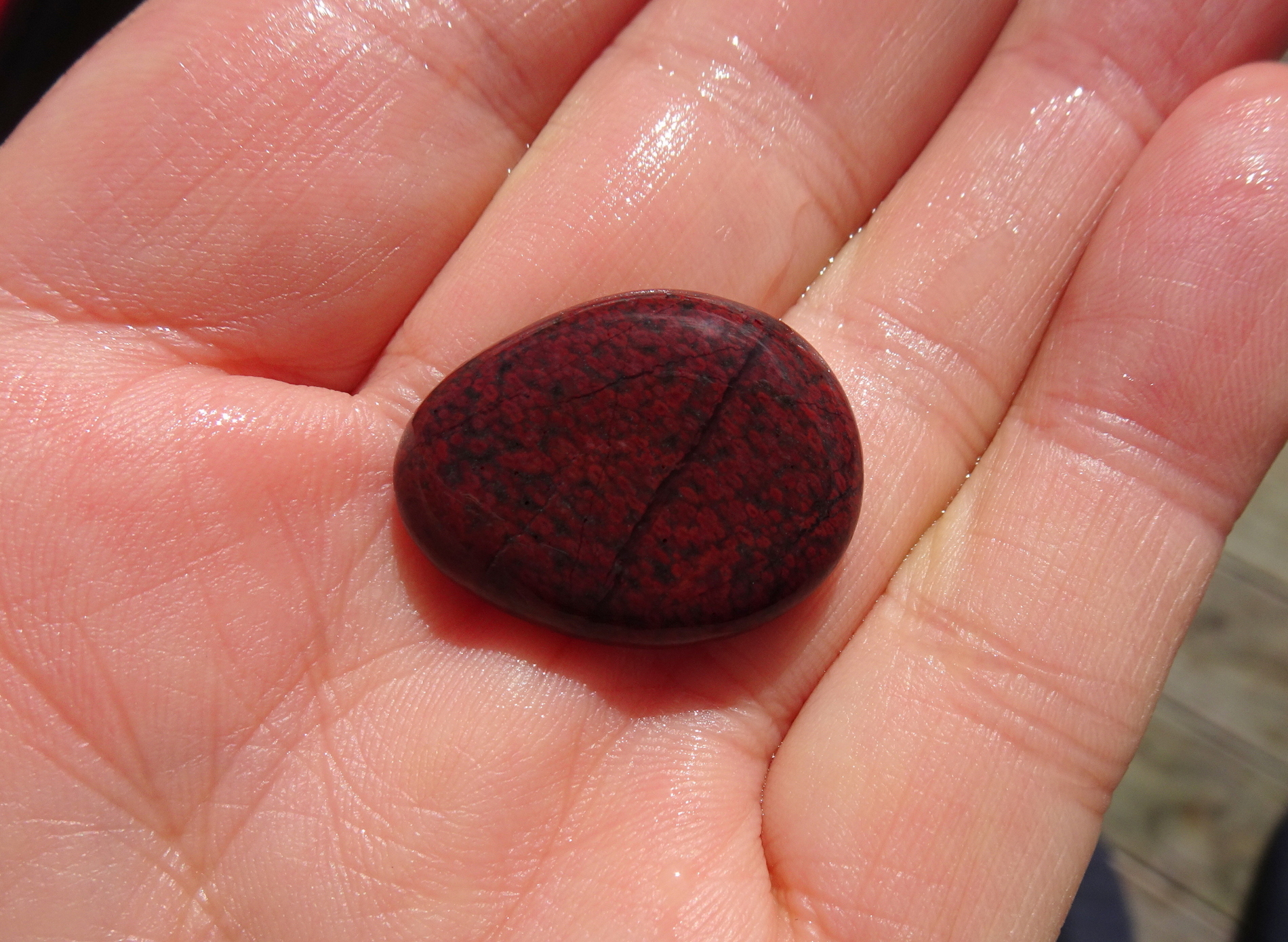 Other side of stone.