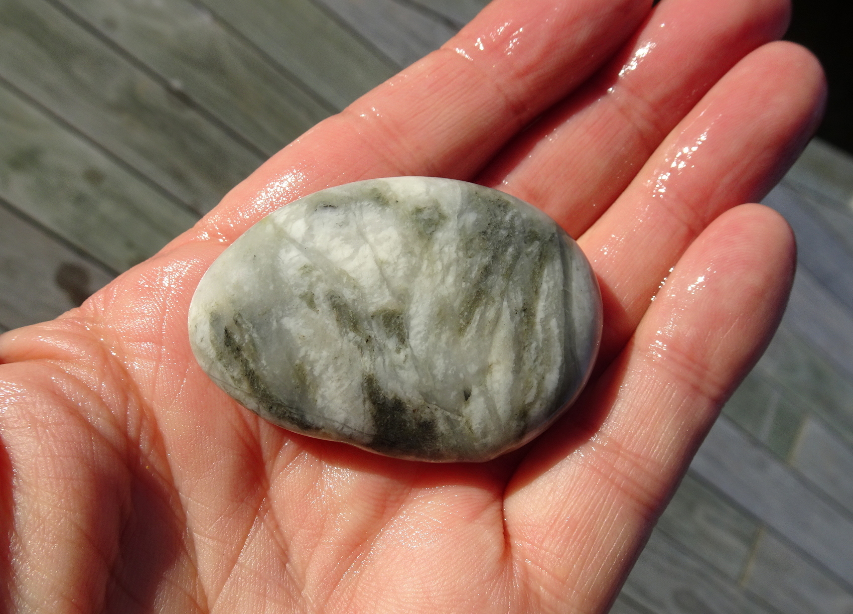 Usually identified as quartzite.