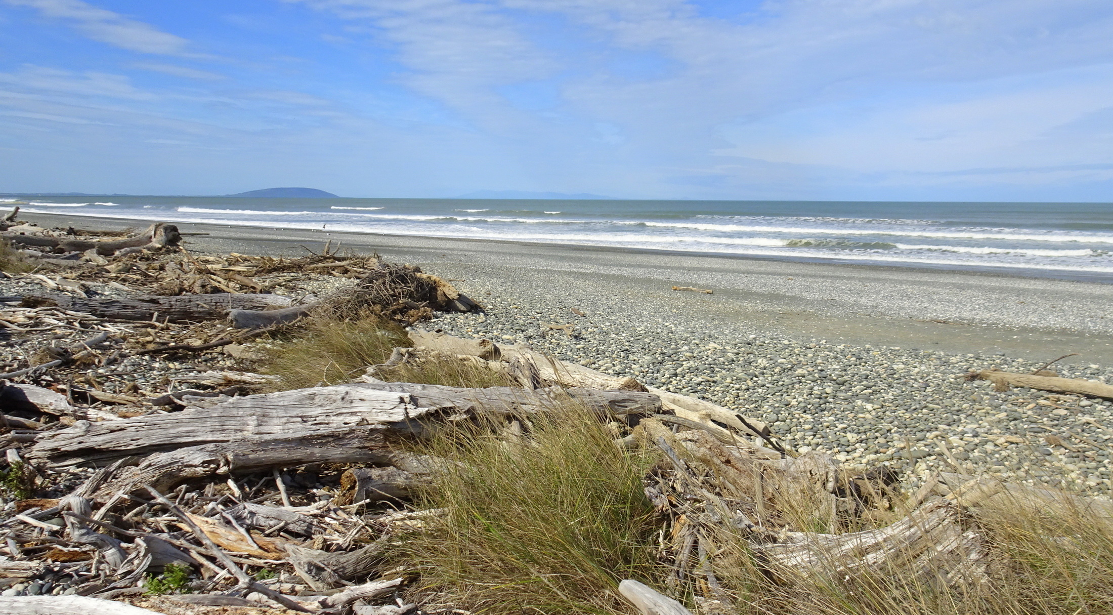 Looking east on Papatotara Beach.