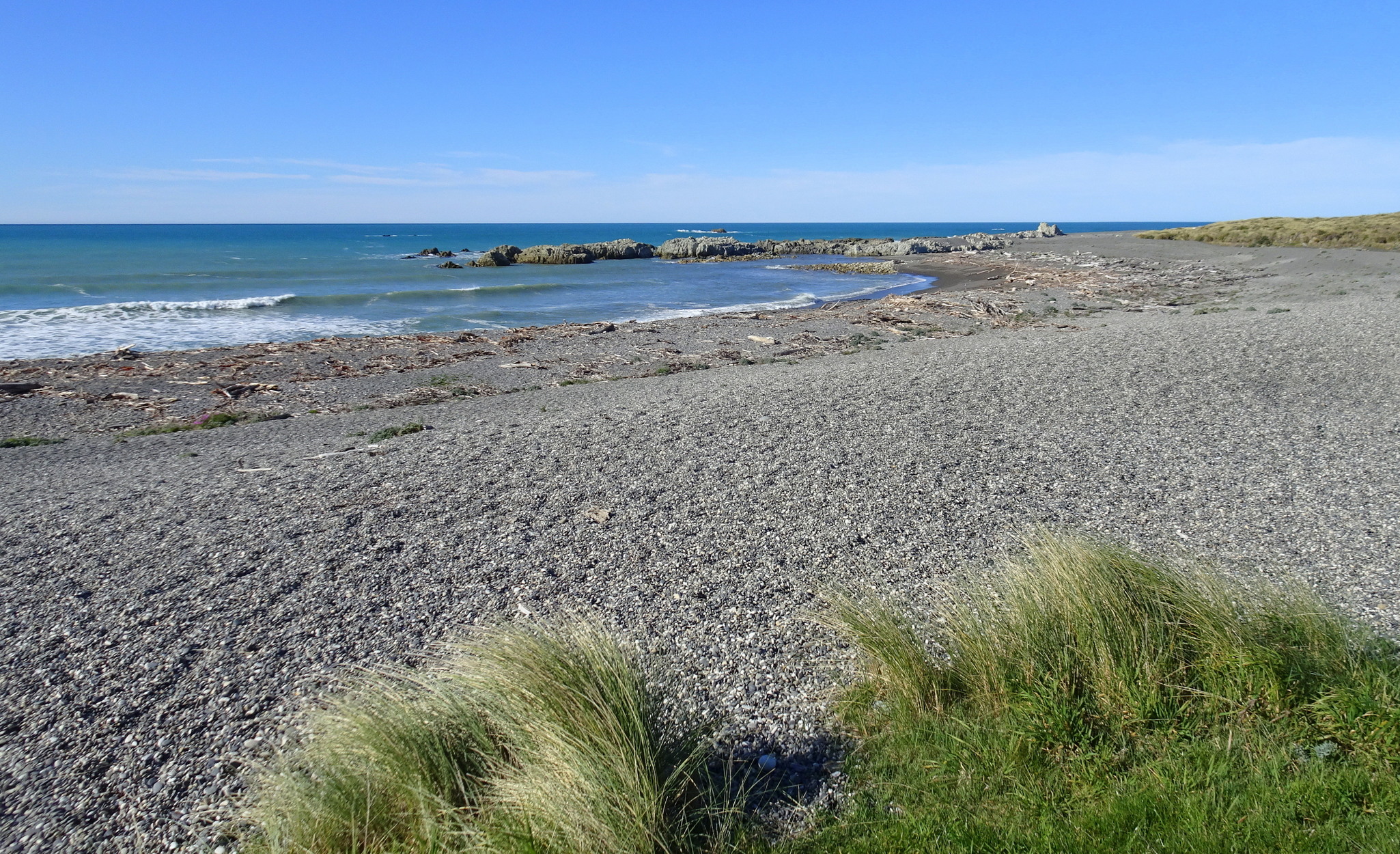 Ward Beach, looking south.