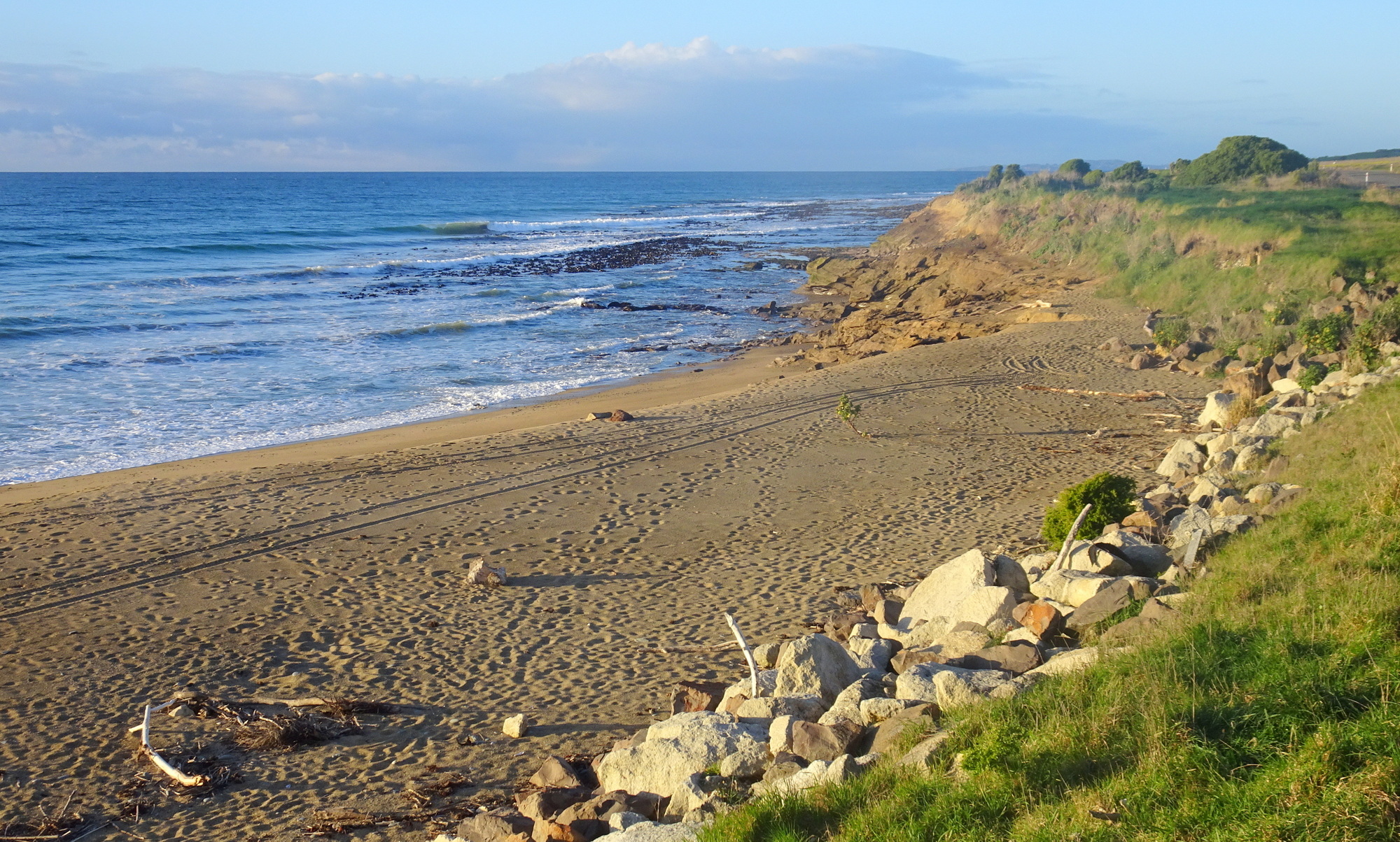 My destination, the south end of Seadown Beach.