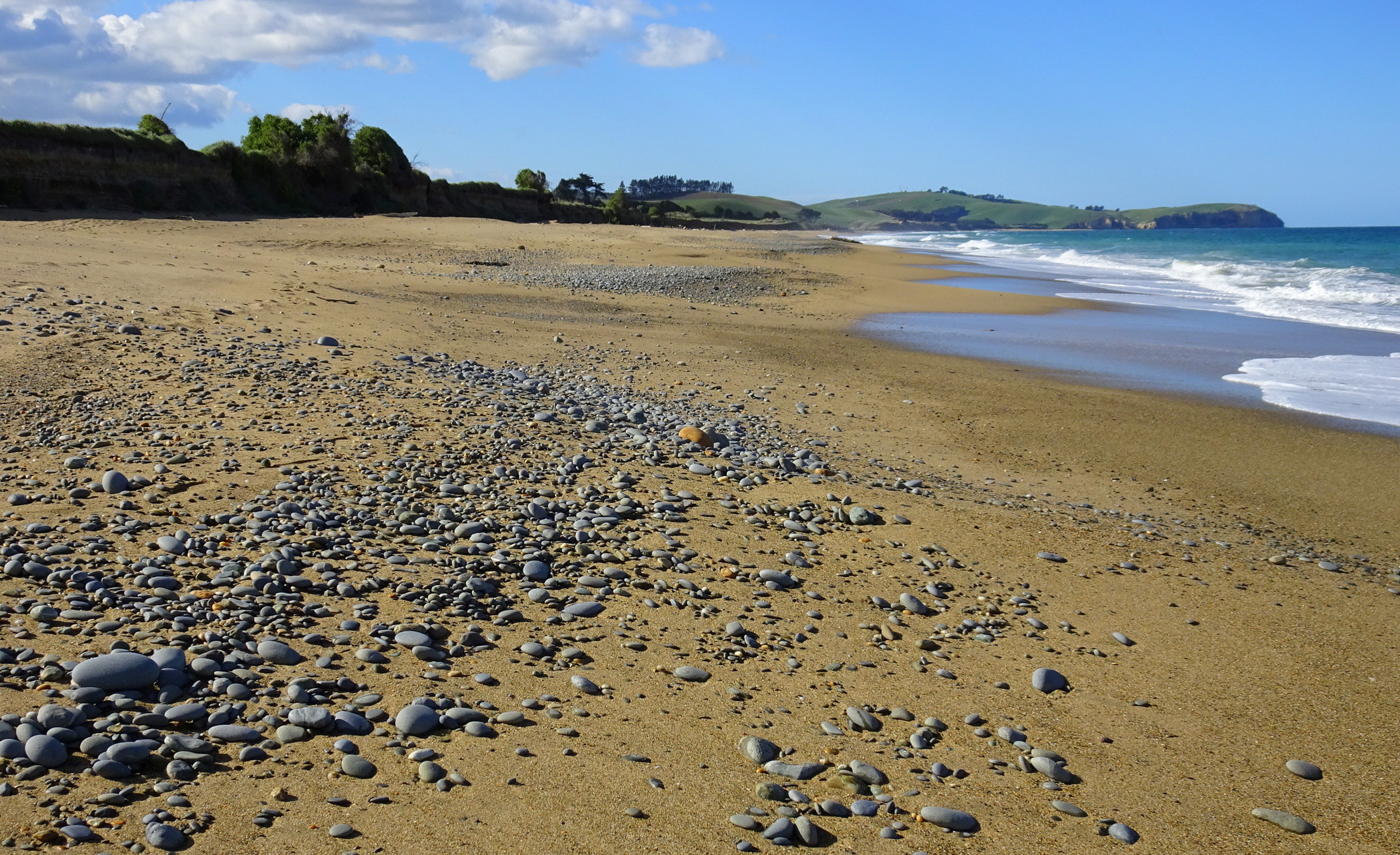 A bit further north, more stones.