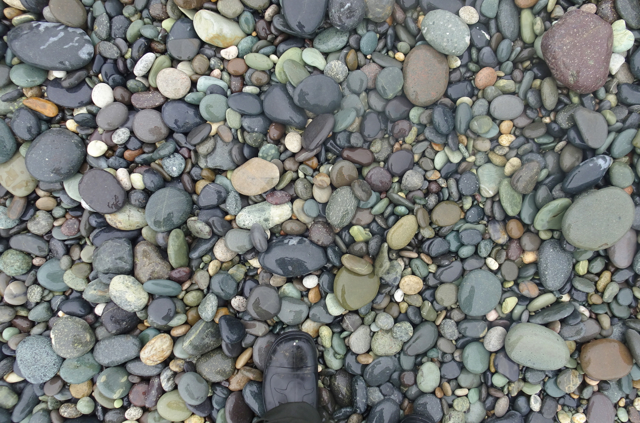 Gemstone Beach stones.