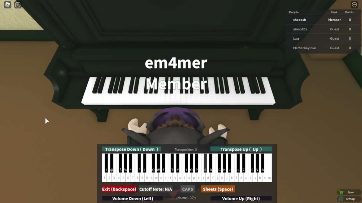 How To Play Runaway On Roblox Piano Easy Step By Step 11 