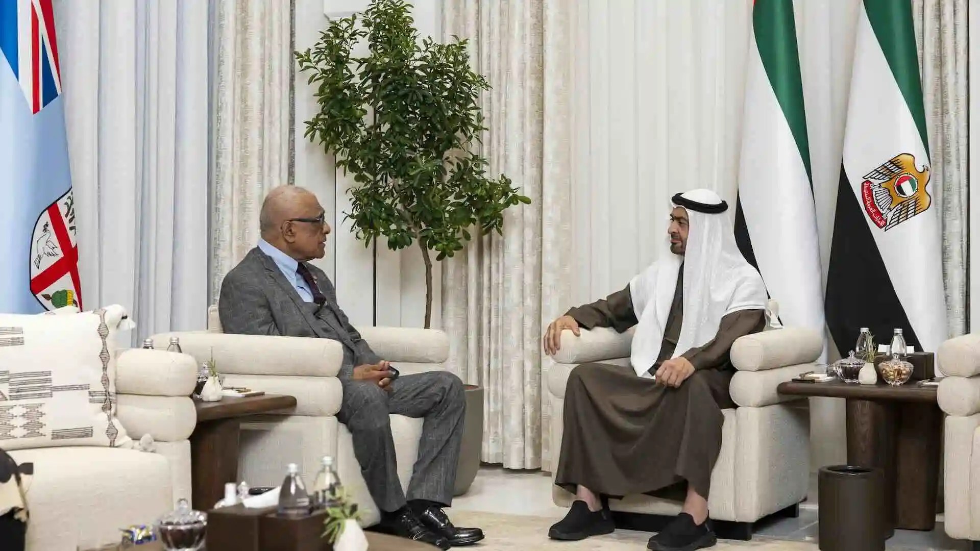 Sheikh Mohamed and Lalabalavu discuss stronger UAE-Fiji ties
