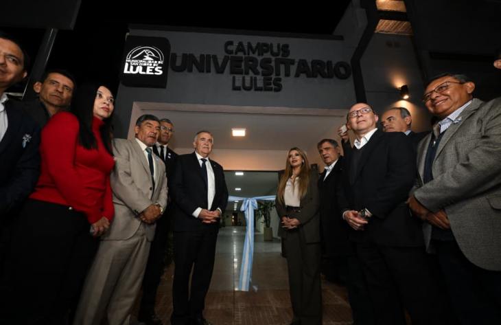 Jaldo dejó inaugurado el Campus Universitario de Lules