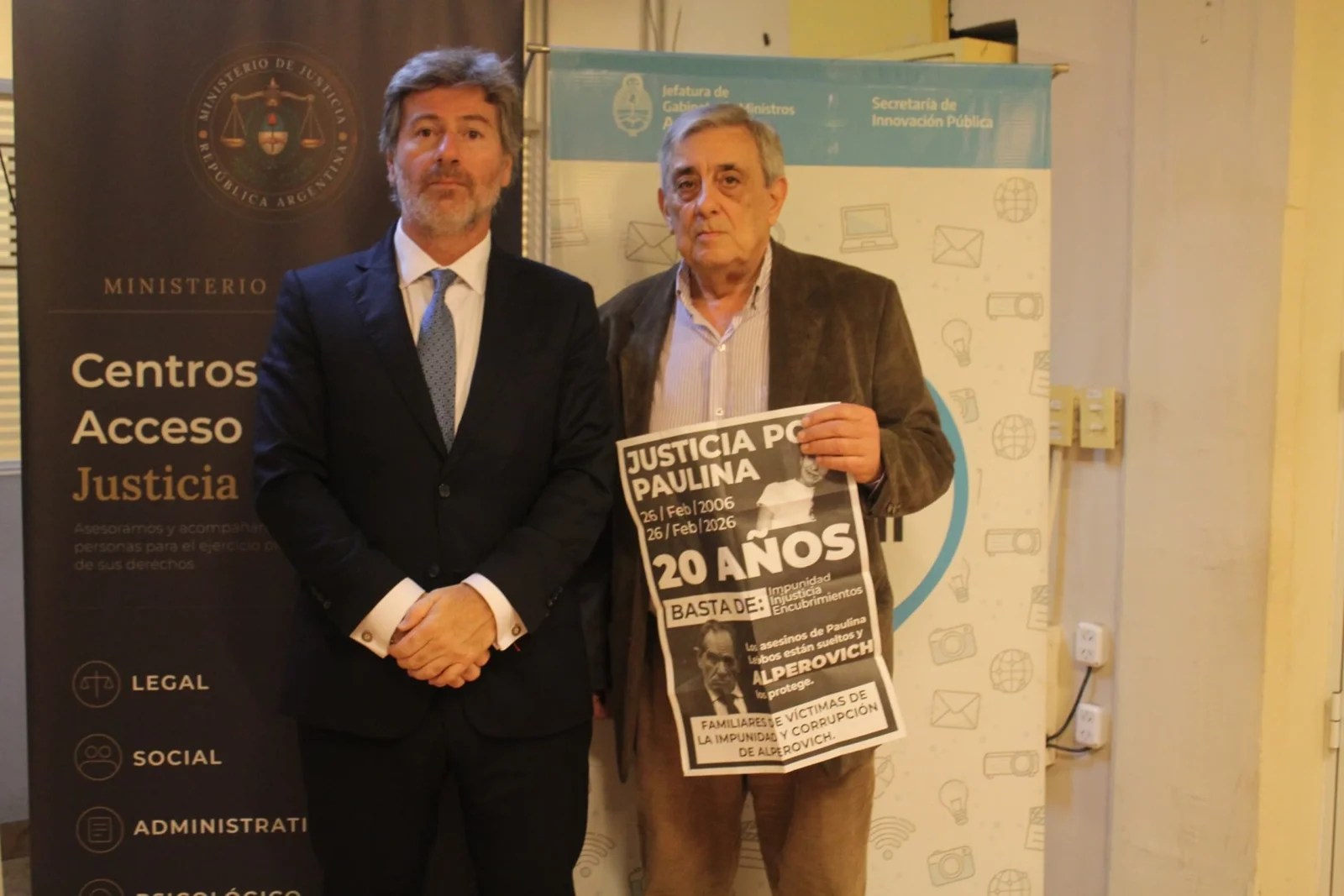 El ministro de Justicia de la Nación se reunió en Tucumán con Susana Trimarco y Alberto Lebbos