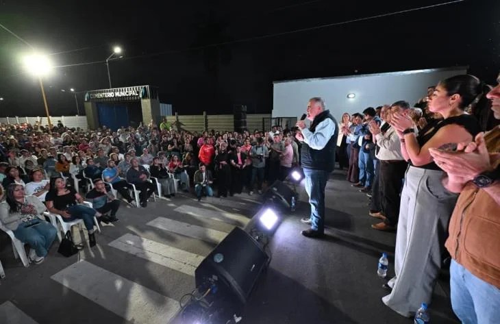 Jaldo inauguró la ampliación del Cementerio Municipal de Aguilares