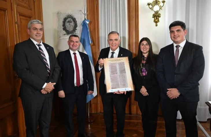 Jaldo destacó el hallazgo de un documento de 1833 sobre las Islas Malvinas