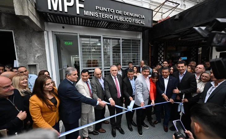 Simoca: Jaldo encabezó la inauguración de una nueva oficina del MPF y obras urbanas
