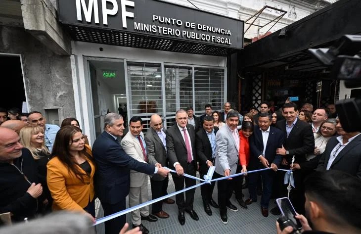 Simoca: Jaldo encabezó la inauguración de una nueva oficina del MPF y obras urbanas