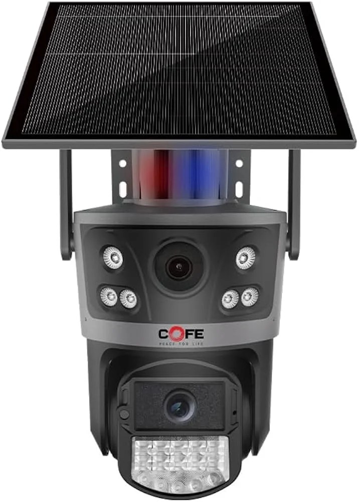 COFE Dual Lens Solar PTZ Camera