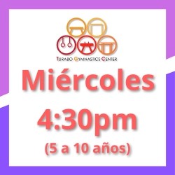 Miércoles 4:30pm (5 a 10 años)