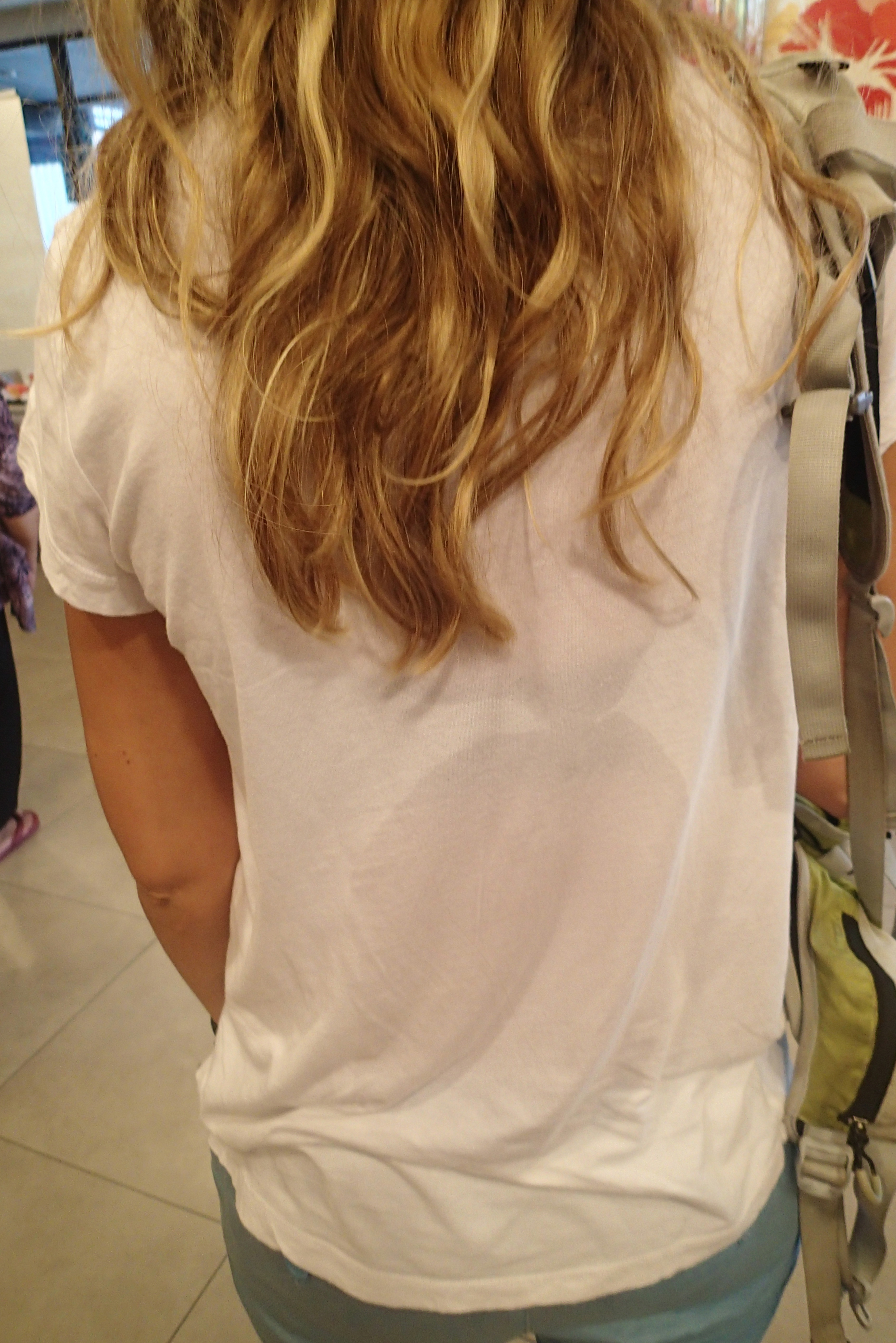 Svetten rant dagen lang.